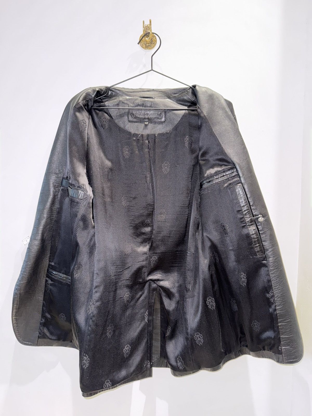 Chrome Hearts Chrome Hearts Leather Jacket Classy RARE !! Size US L / EU 52-54 / 3 - 4 Thumbnail