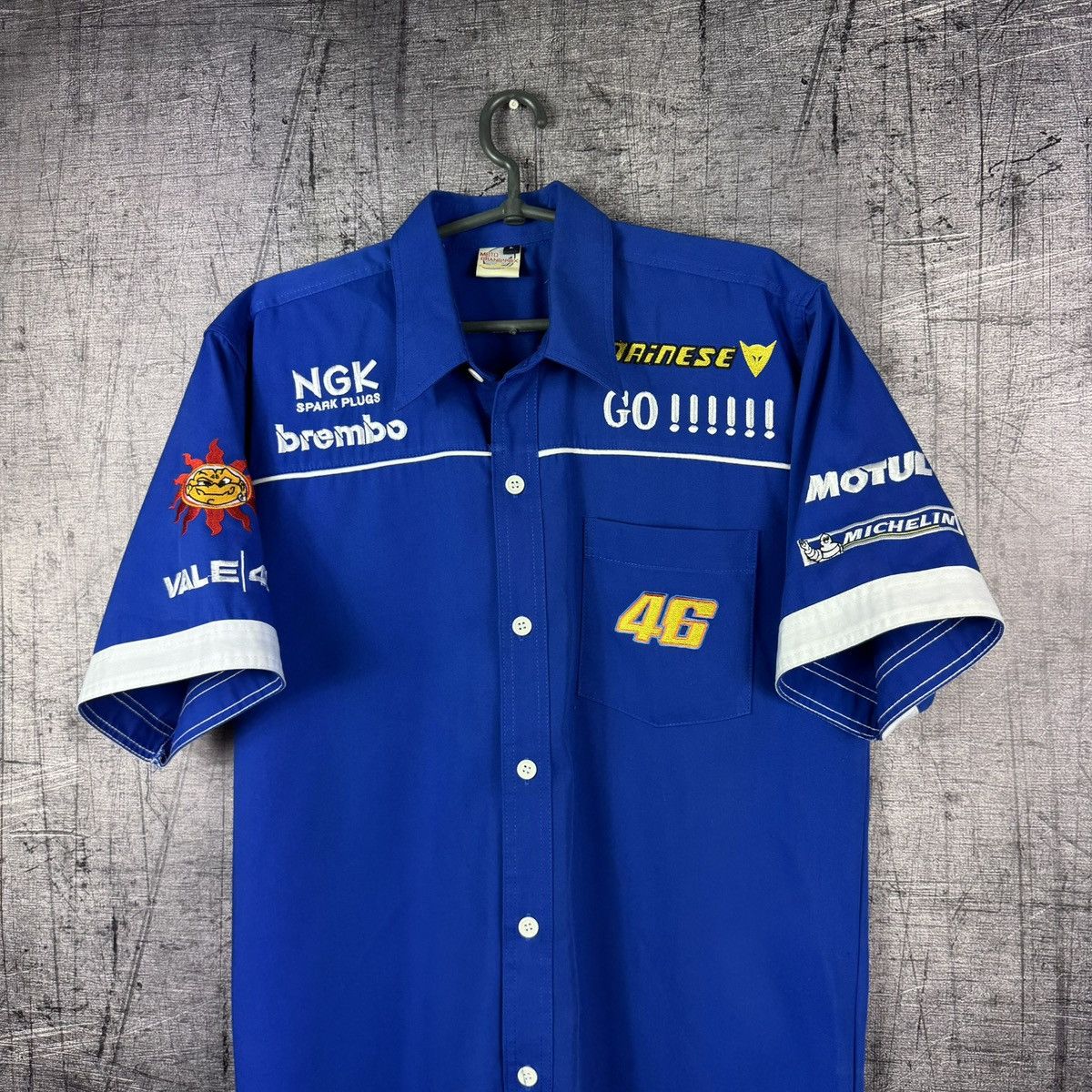 Other VINTAGE YAMAHA GRAND PRIX VALE 46 VALENTINO ROSSI SHIRT Size US L / EU 52-54 / 3 - 4 Thumbnail