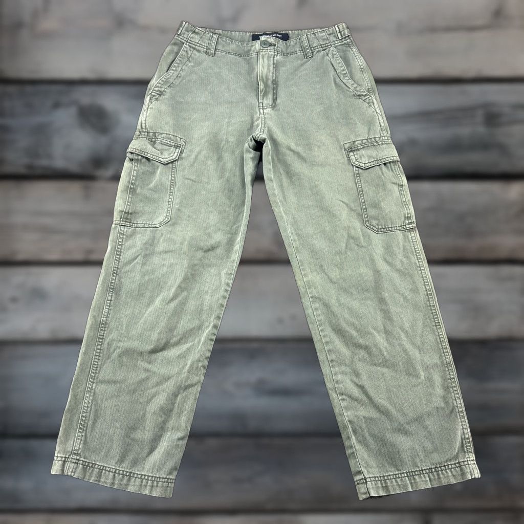 Vintage 5.11 Tactical Mens Cargo Pants 32x29 Green Utility Pockets Straight Leg Cotton Baggy Size US 32 / EU 48 - 1 Thumbnail
