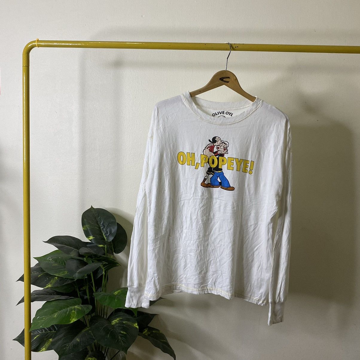 Cartoon Network Vintage Y2K Popeye The Sailorman Cartoo LS T Shirt Size US L / EU 52-54 / 3 - 1 Thumbnail