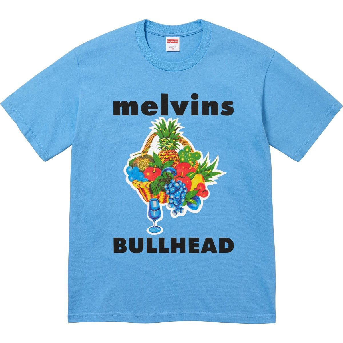 image of Supreme Melvins Bullhead Tee in Bright Blue, Men's (Size XL)