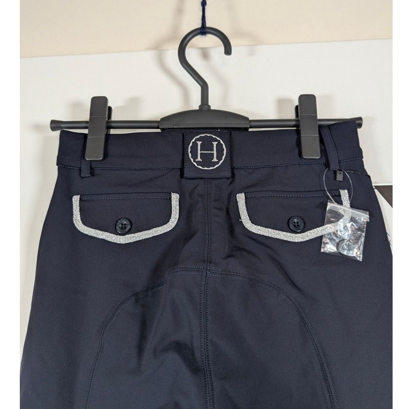 Unknown London Harcour Equestrian Jaltika Riding Breeches Navy Pants Sze 34 Size 34" / US 12 / IT 48 - 5 Thumbnail