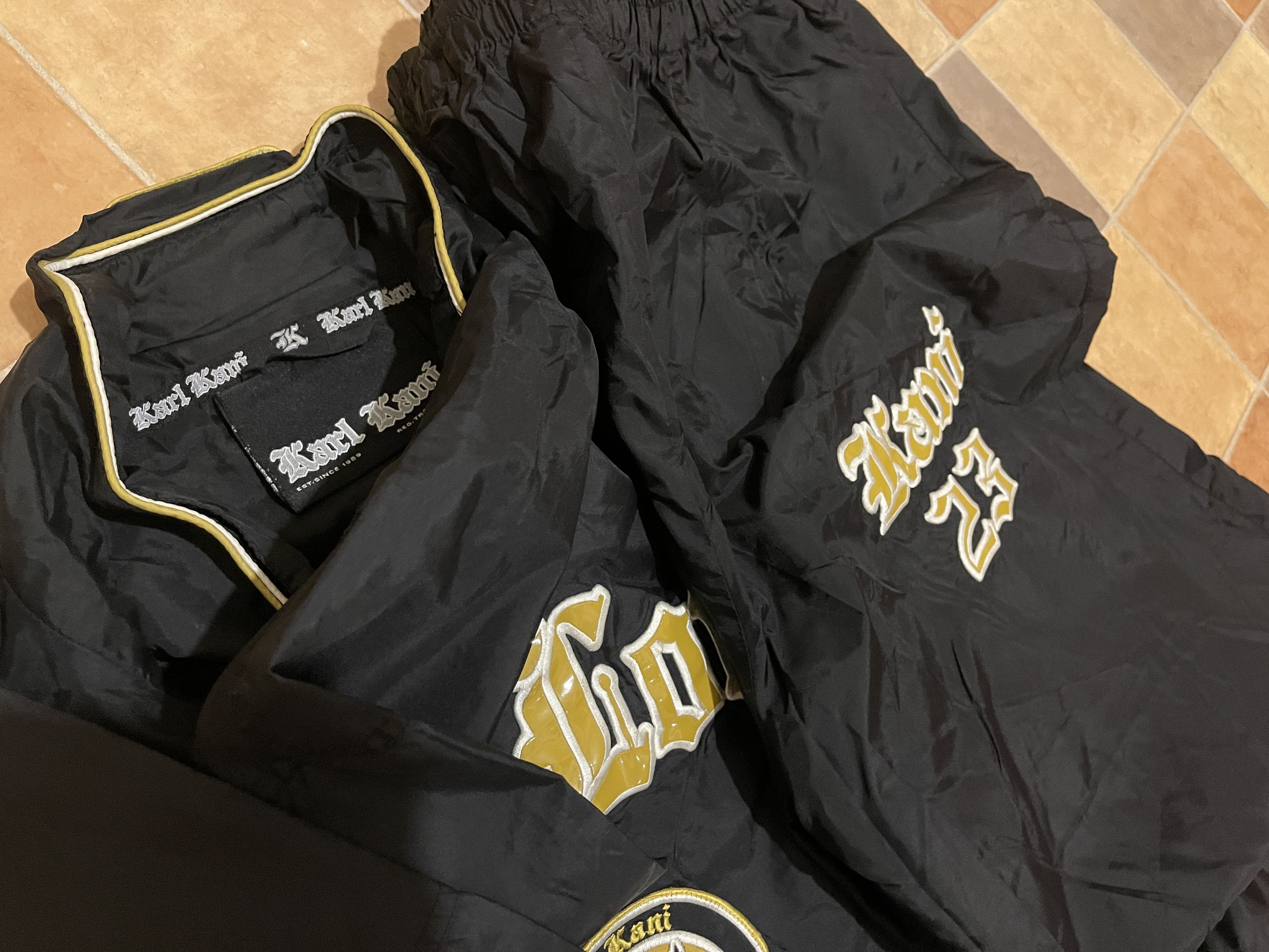 Karl Kani KARL KANI tracksuit, Long Beach, Kani suit jacket pants L Size US L / EU 52-54 / 3 - 5 Thumbnail