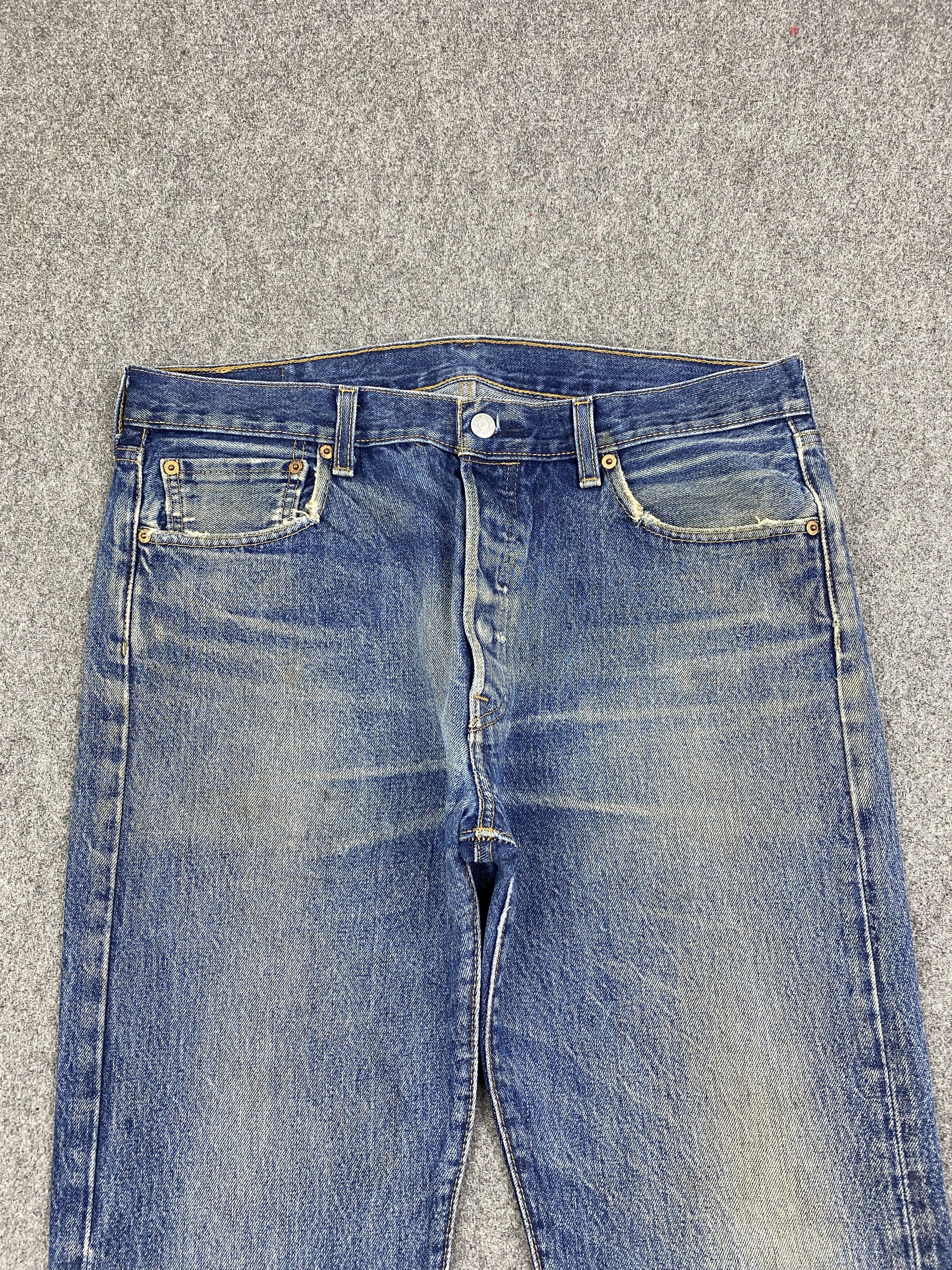 Levi's × Vintage Rusty Faded Vintage Levis 501 Jeans Size US 36 / EU 52 - 2 Thumbnail