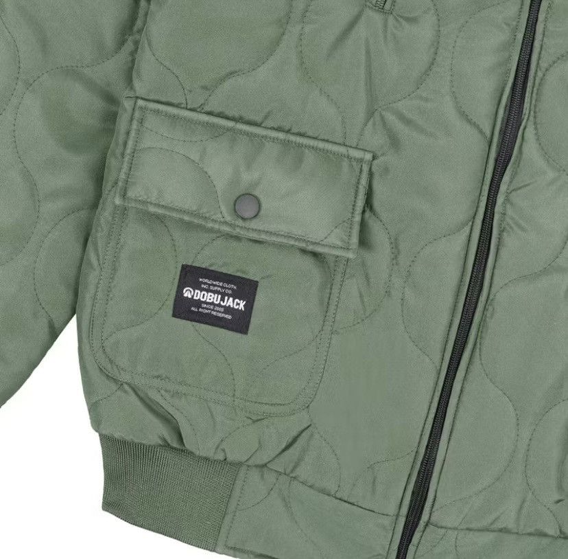 Other Bomber jacket quilting Dobby olive streetwear Size US M / EU 48-50 / 2 - 5 Thumbnail