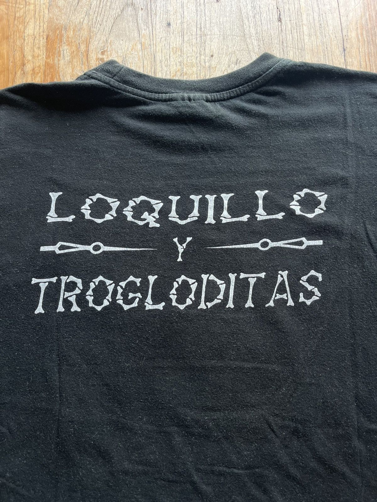 Band Tees × Vintage Vtg LOQUILLO Y TROGLODITAS Band Tshirt Size US M / EU 48-50 / 2 - 9 Thumbnail