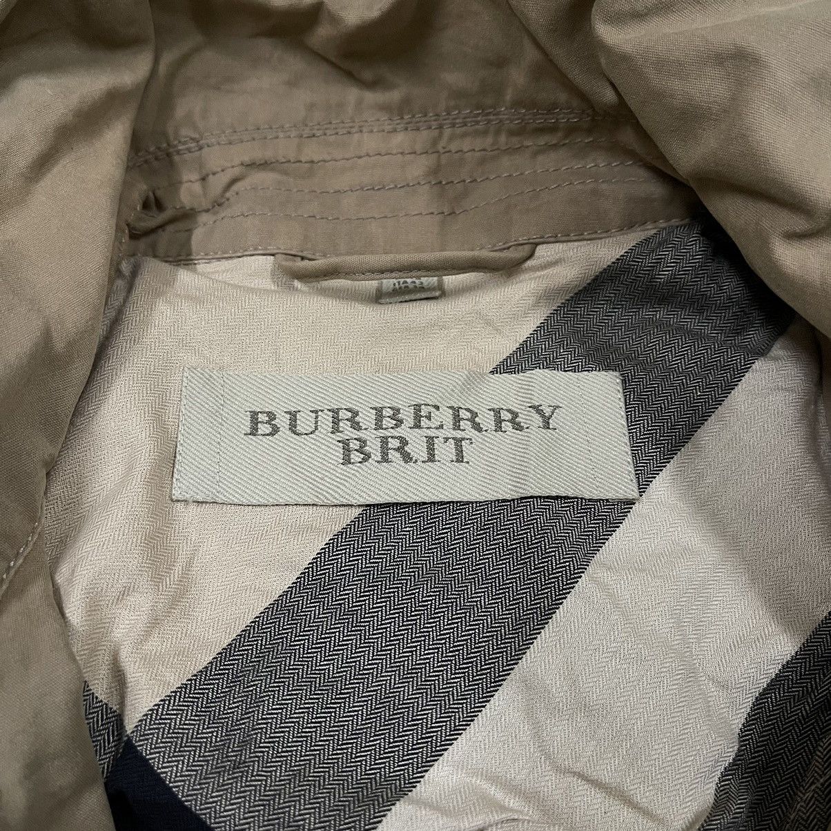 Burberry Burberry Brit Cropped Jacket Leather Strap Size M / US 6-8 / IT 42-44 - 5 Thumbnail