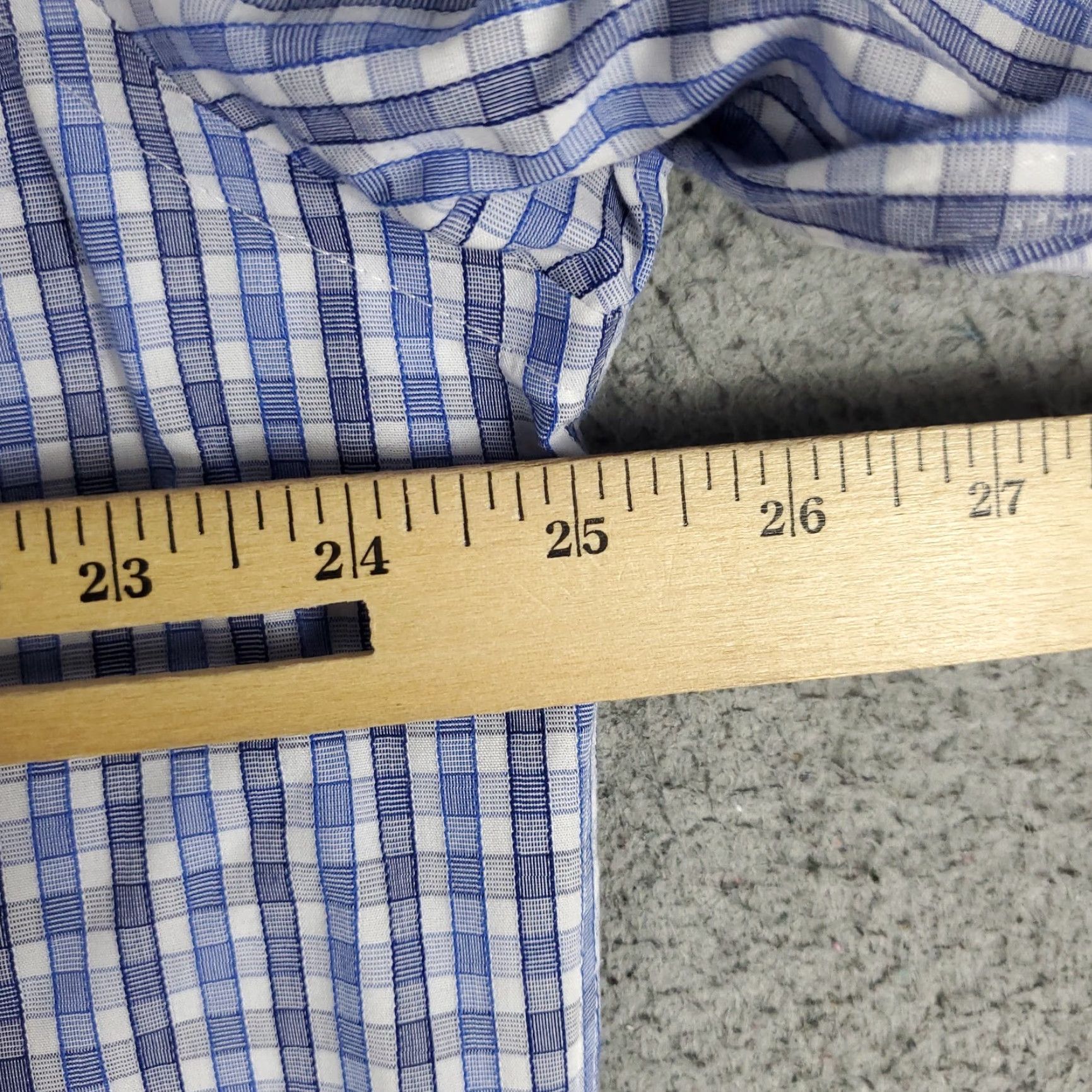 UNTUCKit UNTUCKit Shirt Mens 2XL Blue Plaid Slim Fit Button-Up Long Sleeve Casual Shirt Size US XXL / EU 58 / 5 - 5 Thumbnail