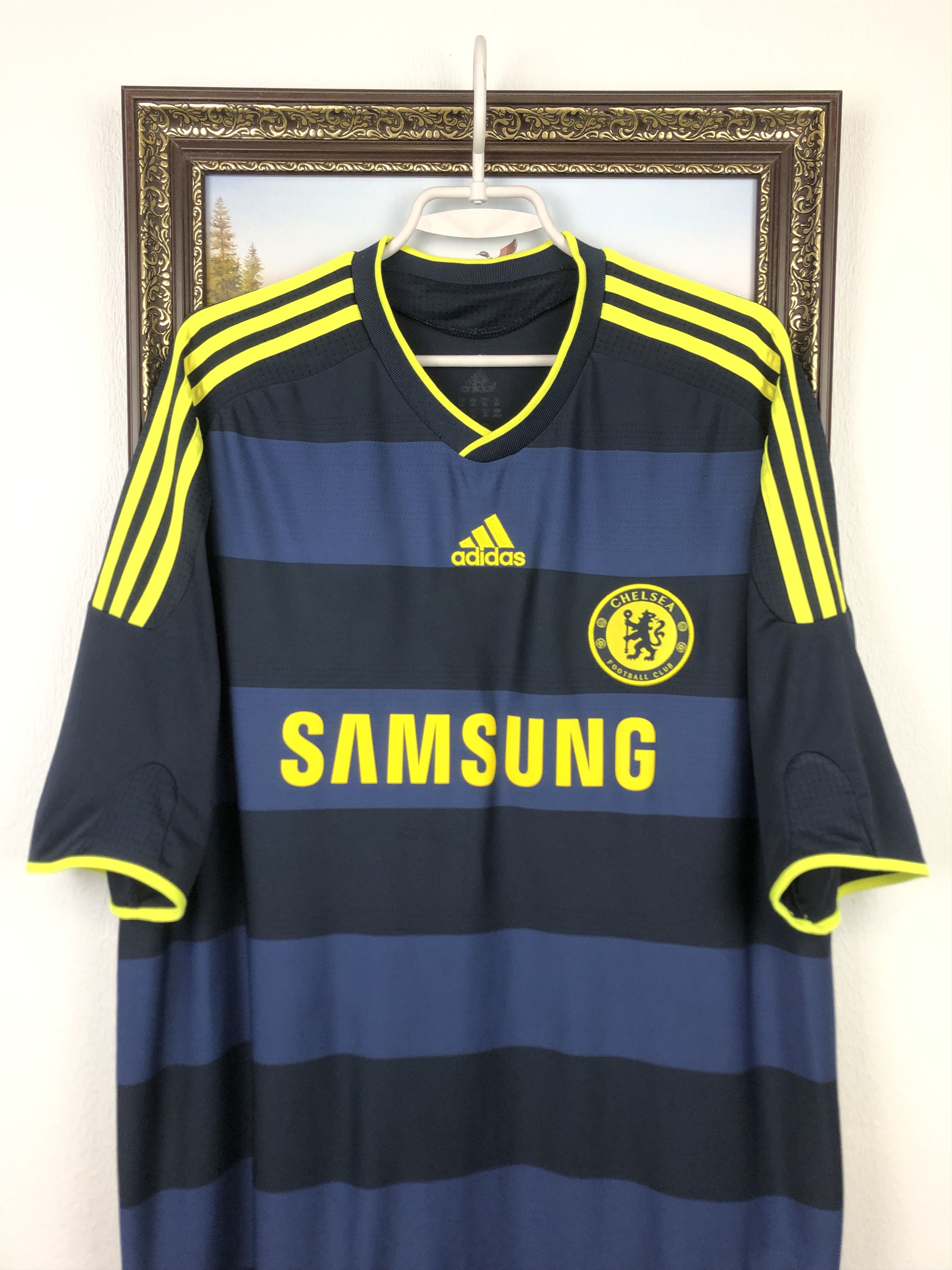 Adidas Chelsea football shirt 2009 Soccer Adidas Jersey Mens Trikot Size US XXL / EU 58 / 5 - 2 Thumbnail