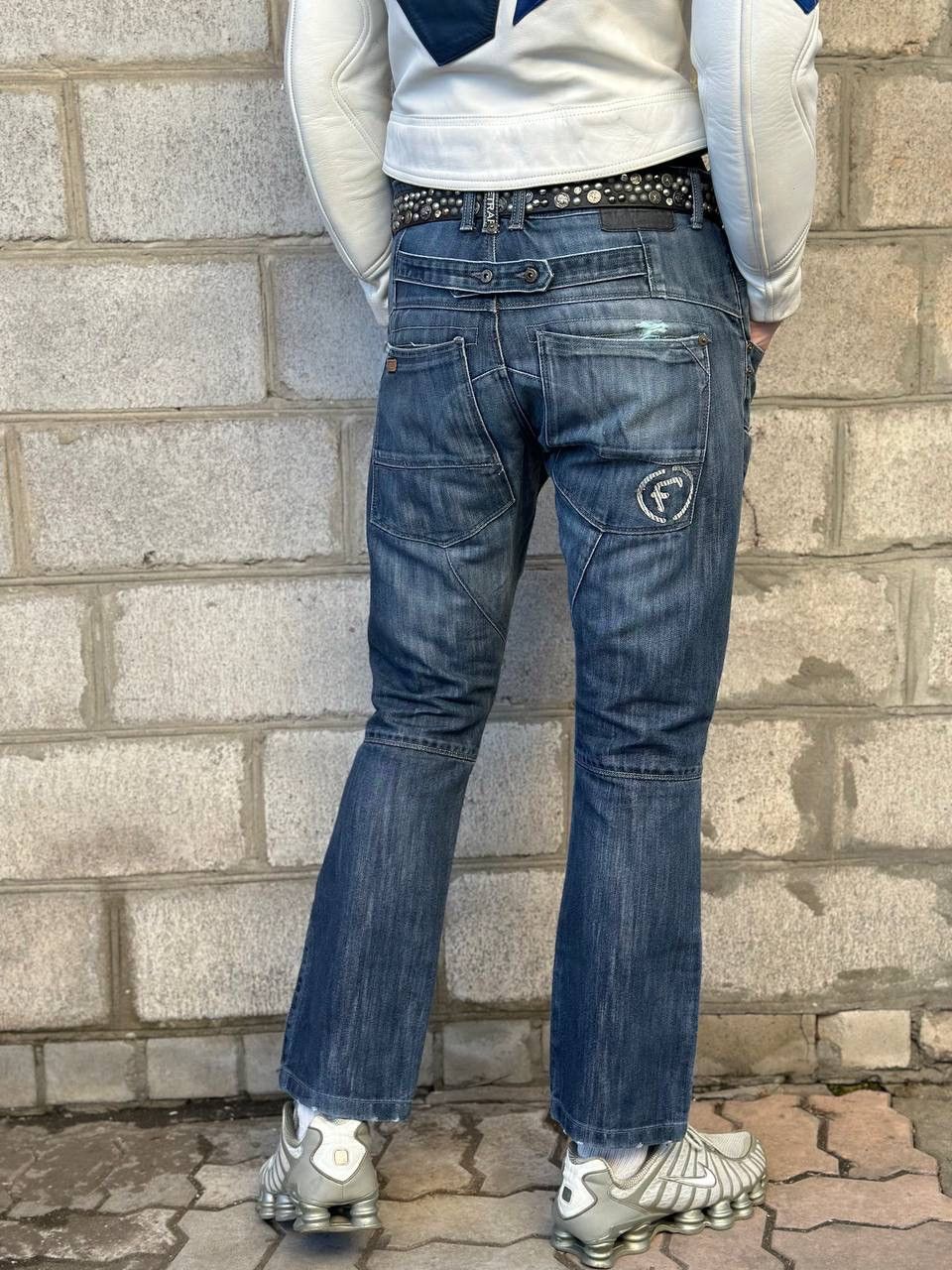 Firetrap VTG Firetrap Jeans Multi-pocket Size 34 Flared Y2K 00s USA Size US 34 / EU 50 - 4 Thumbnail