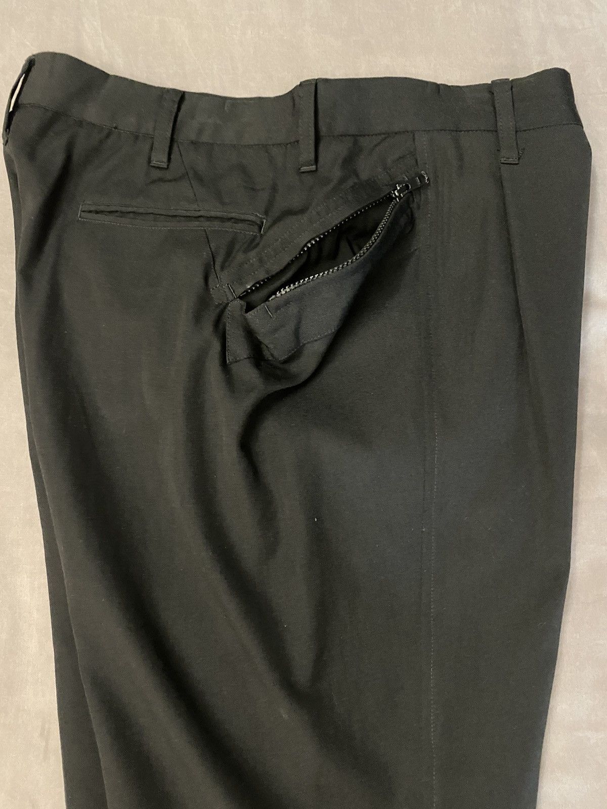 Y-3 Black Side Zipper Pocket Pants Size US 36 / EU 52 - 3 Thumbnail