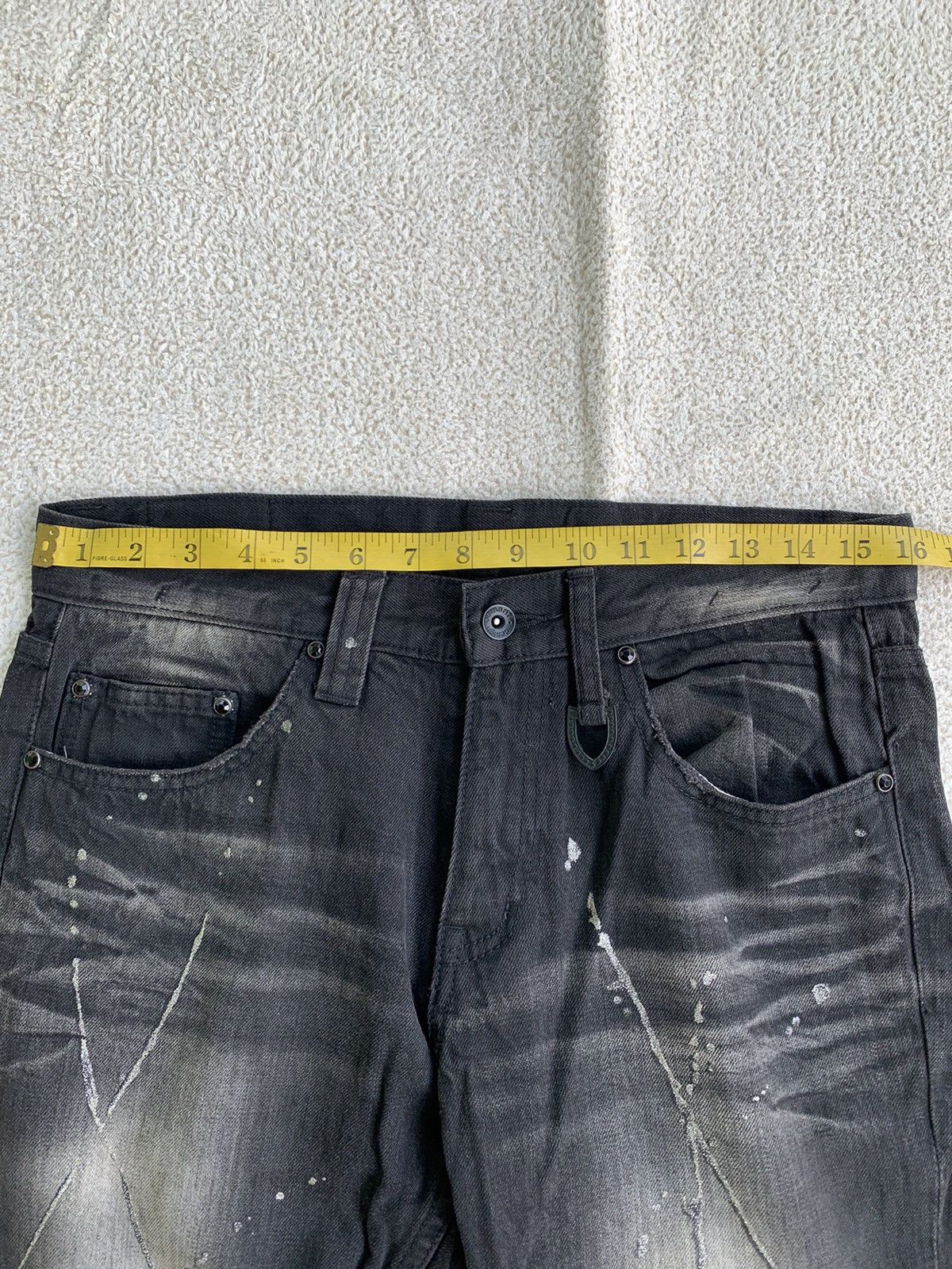 semanticdesign Vtg 00s Semantic Design bootcut jeans Black Fadded Size US 30 / EU 46 - 13 Thumbnail