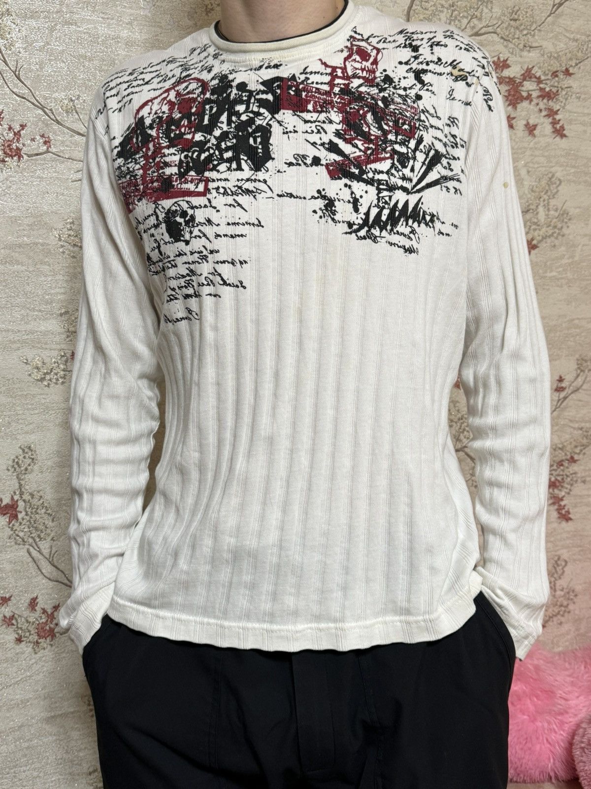 Japanese Brand × Vintage ClockHouse longsleeve avant-garde Mockneck Anglomania Size US M / EU 48-50 / 2 - 9 Thumbnail