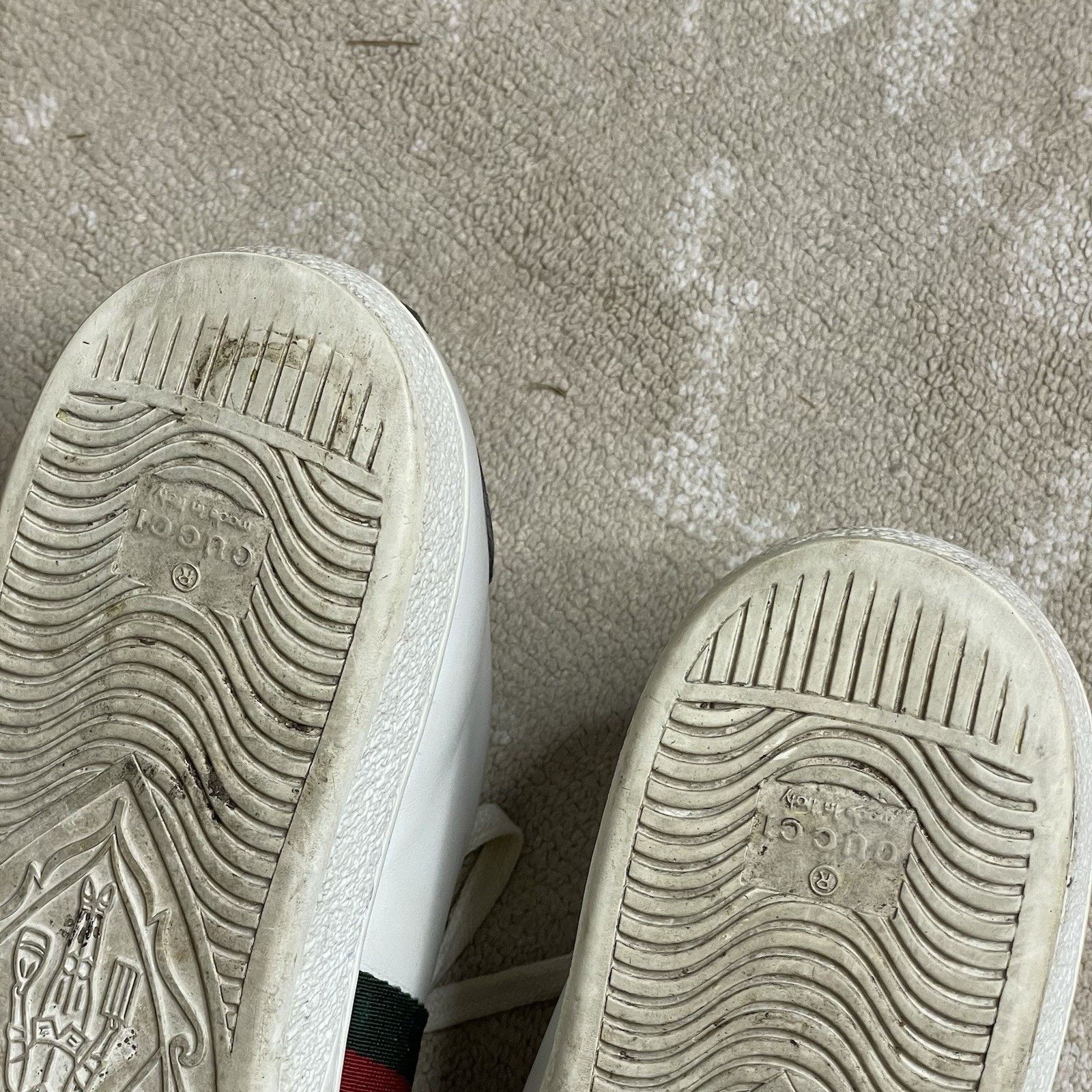 Gucci Gucci Ace Sneakers Low-Top Trainers shoes leather Arrow Size US 10 / IT 40 - 16 Thumbnail