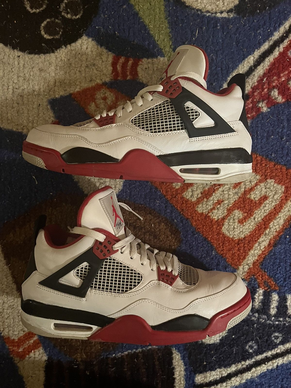 Jordan Brand × Nike Size 12 - Jordan 4 Fire Red (2012) Size US 12 / EU 45 - 2 Thumbnail