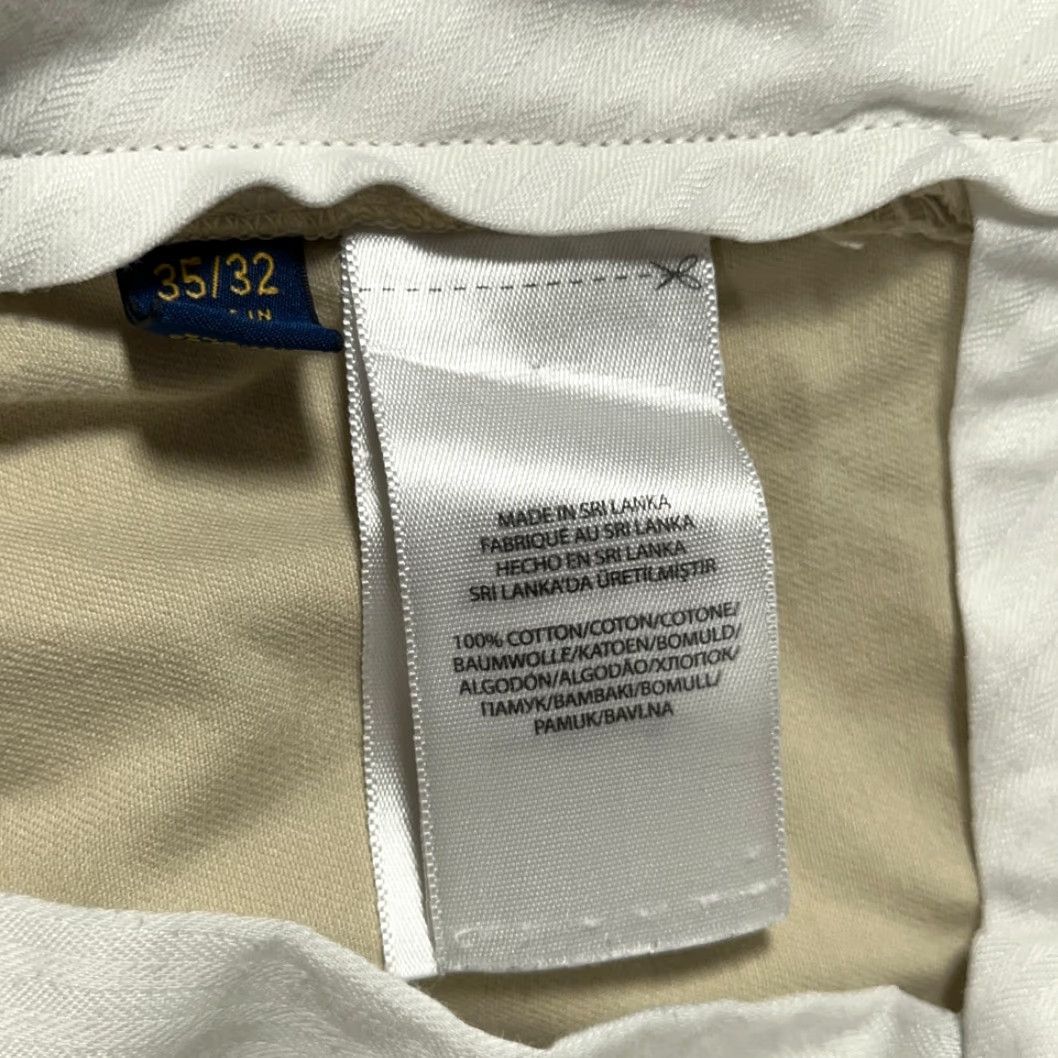 Polo Ralph Lauren Polo Ralph Lauren Pants Mens 35x31 Brown Classic Fit Flat Front Chino Size US S / EU 44-46 / 1 - 7 Thumbnail