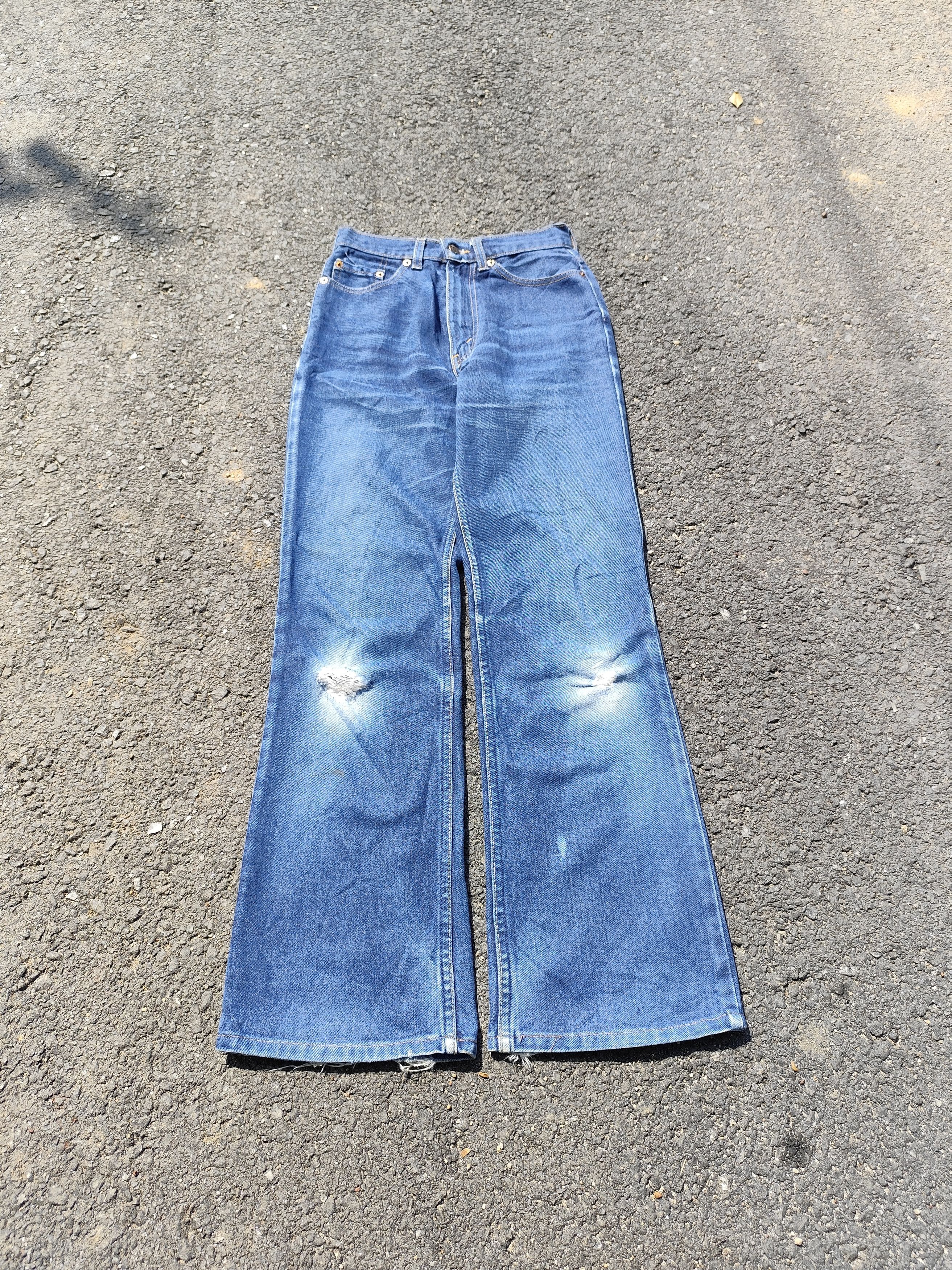 Levi's × Levi's Vintage Clothing × Vintage Vintage Levi's 517 Flare Bootcut Denim B_J/1124/6 Size 25" / US 0 / IT 36 - 1 Thumbnail