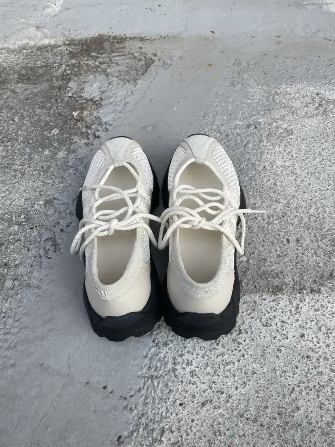 Matin Kim MATIN KIM MESH BALLET SNEAKERS IN IVORY Size US 7 / IT 37 - 4 Thumbnail