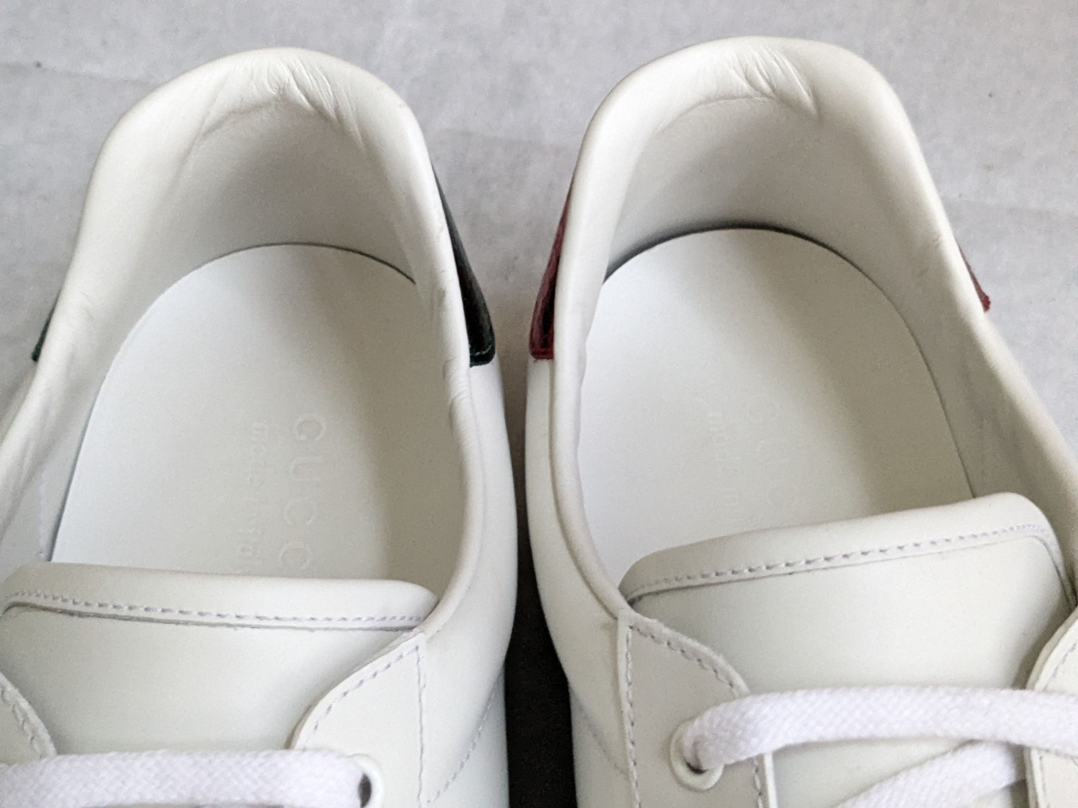 Gucci Gucci Ace Sneakers Snake 12.5 White Leather Low Tops Size US 12.5 / EU 45-46 - 5 Thumbnail