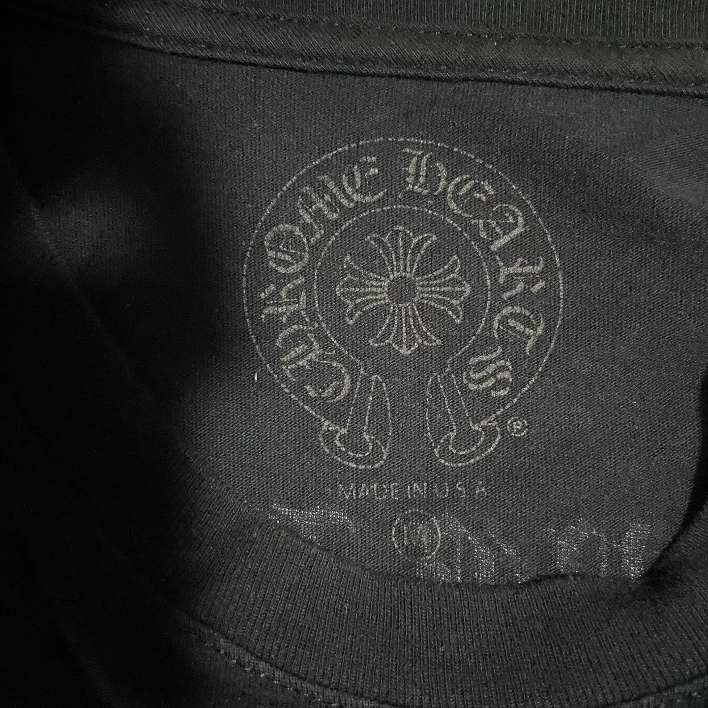 Chrome Hearts Black Short Sleeve T-Shirt with Pocket and Graphic Size US M / EU 48-50 / 2 - 3 Thumbnail