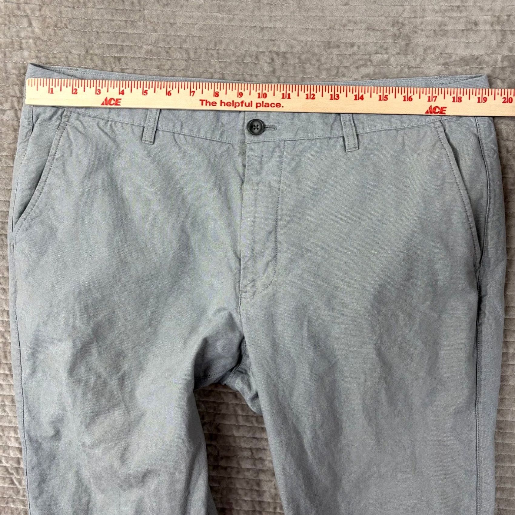 Bonobos Bonobos Chino Pants Light Grey 100% Cotton 38x30 Straight Leg Casual Trousers Mens Size US 38 / EU 54 - 6 Thumbnail