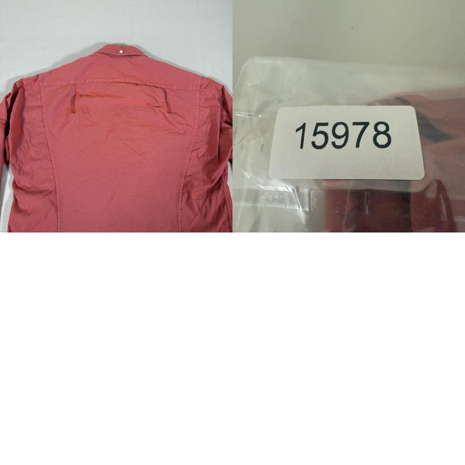 Outlier Outlier Shirt Mens M Red Chambray Long Sleeve Button-Up Slim Casual Shirt Size US M / EU 48-50 / 2 - 10 Thumbnail