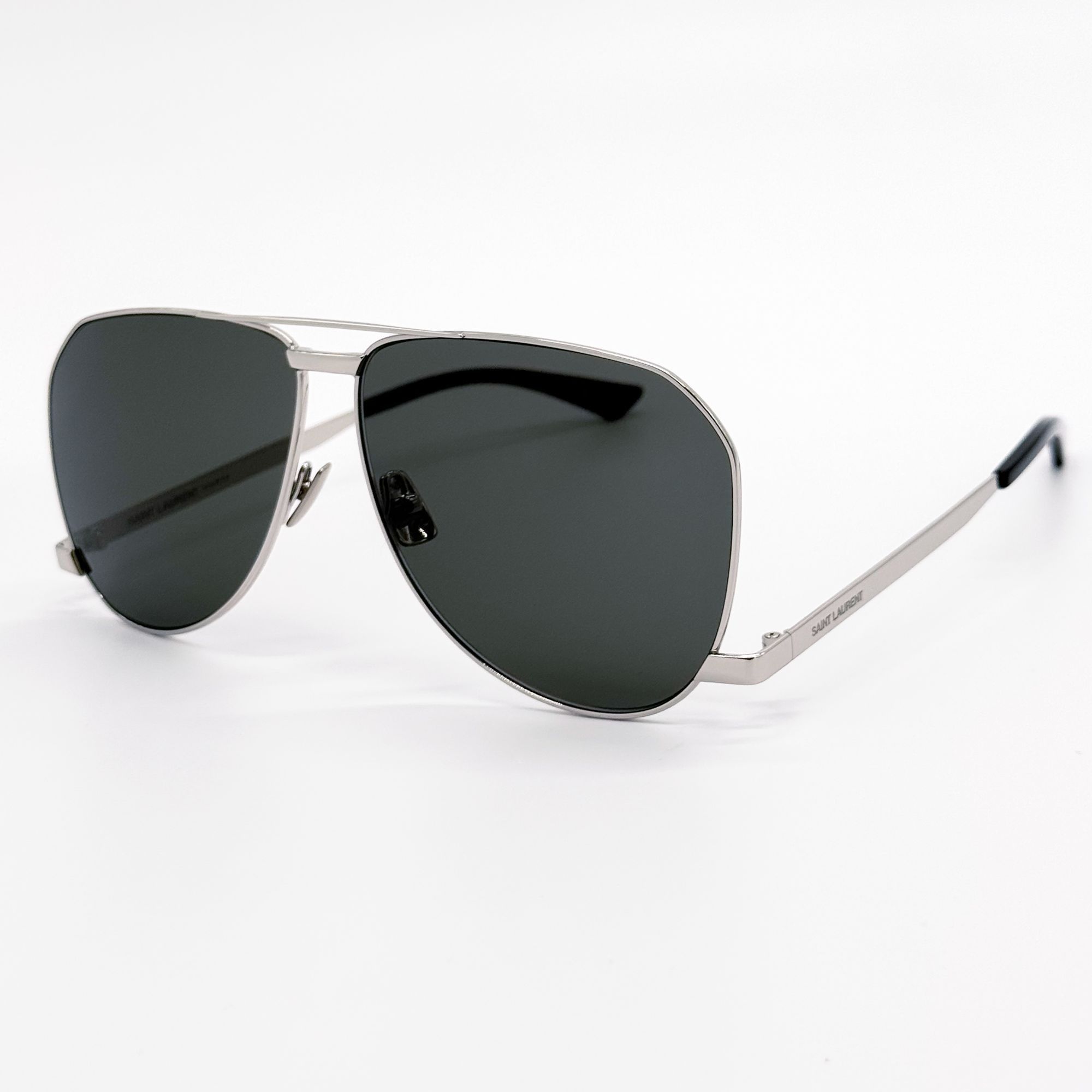 Saint Laurent Paris NEW SAINT LAURENT SUNGLASSES SL690 DUST 002 MEN SILVER EYEWE Size ONE SIZE - 6 Thumbnail