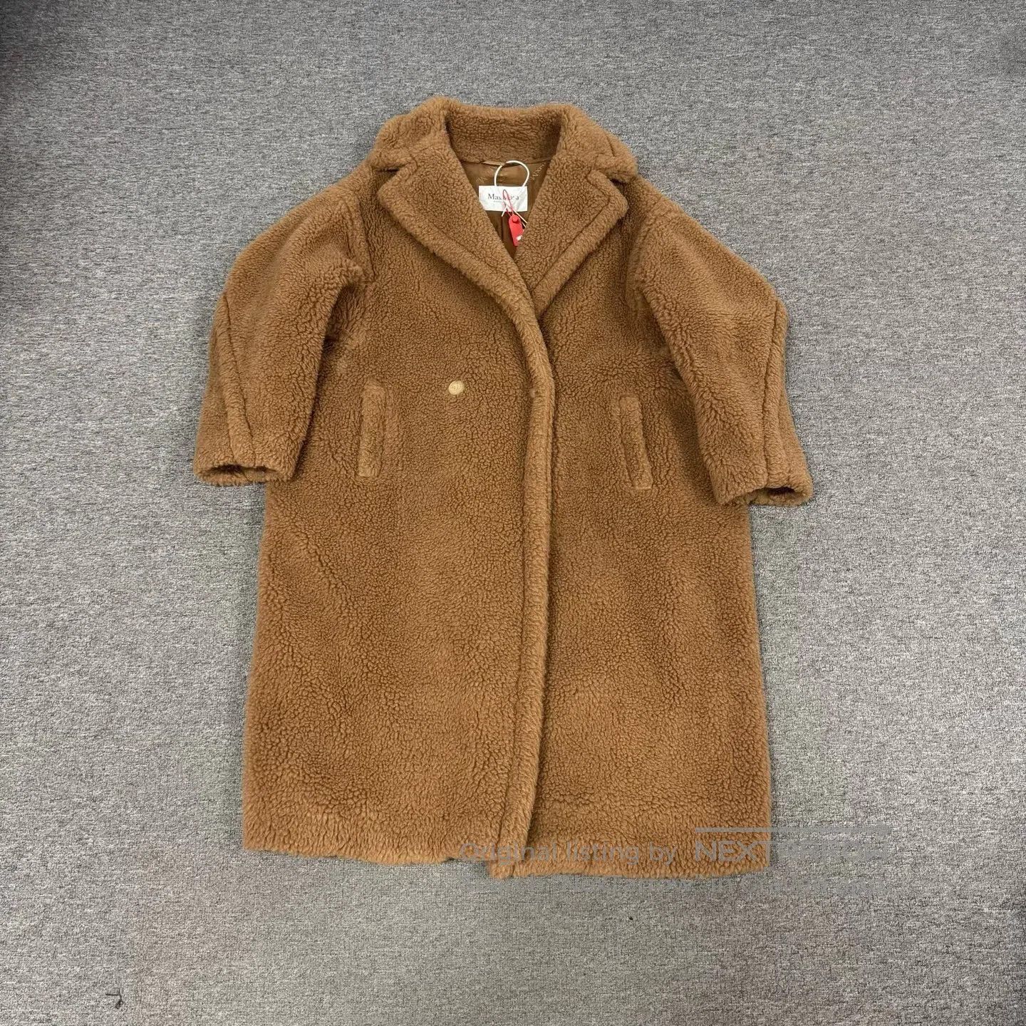 Max Mara MaxMara Mainline: Teddy fur coat jacket| Size L / US 10 / IT 46 - 1 Thumbnail