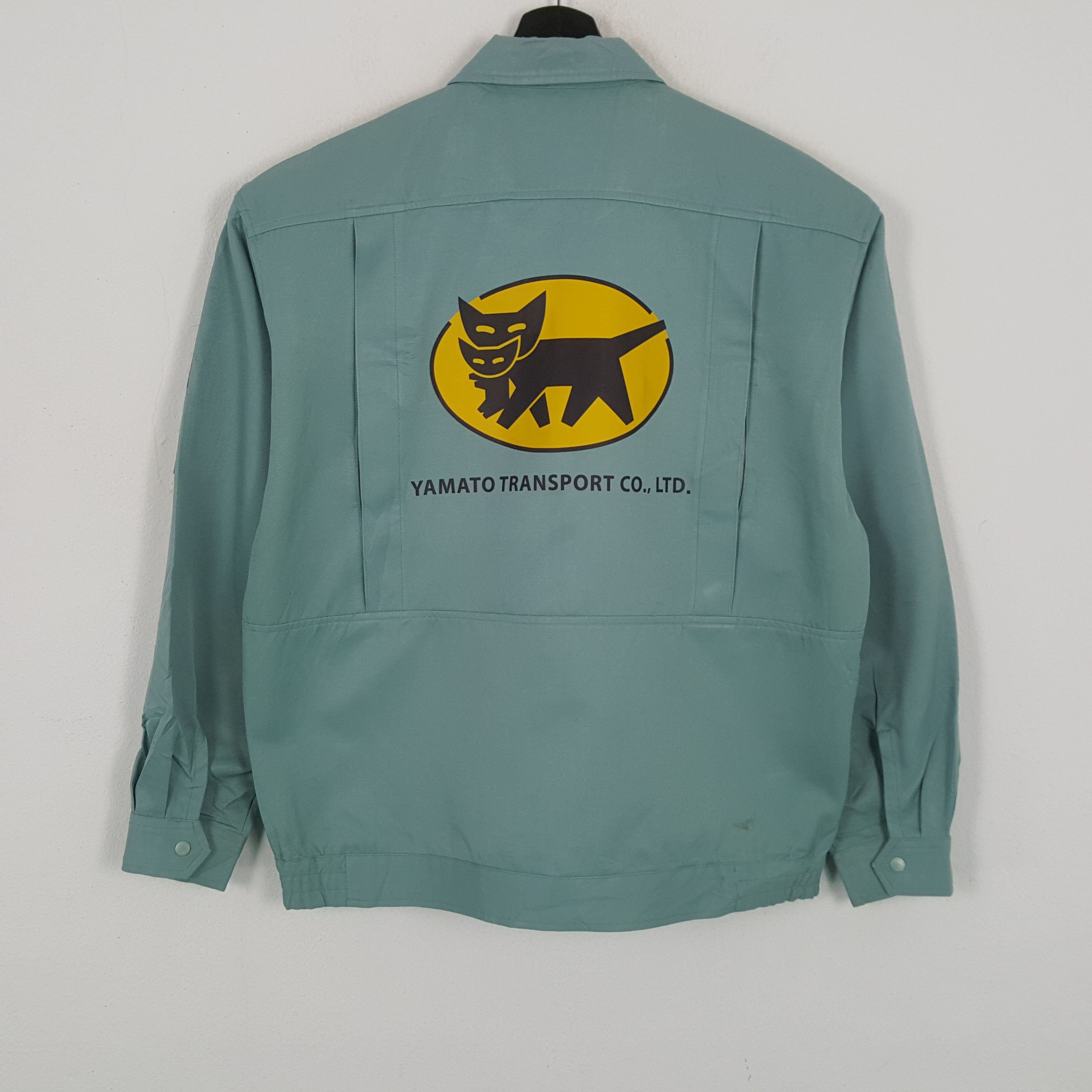 Vintage YAMATO TRANSPORTS Japanese Workwear Custom Art Jacket Size US M / EU 48-50 / 2 - 1 Thumbnail