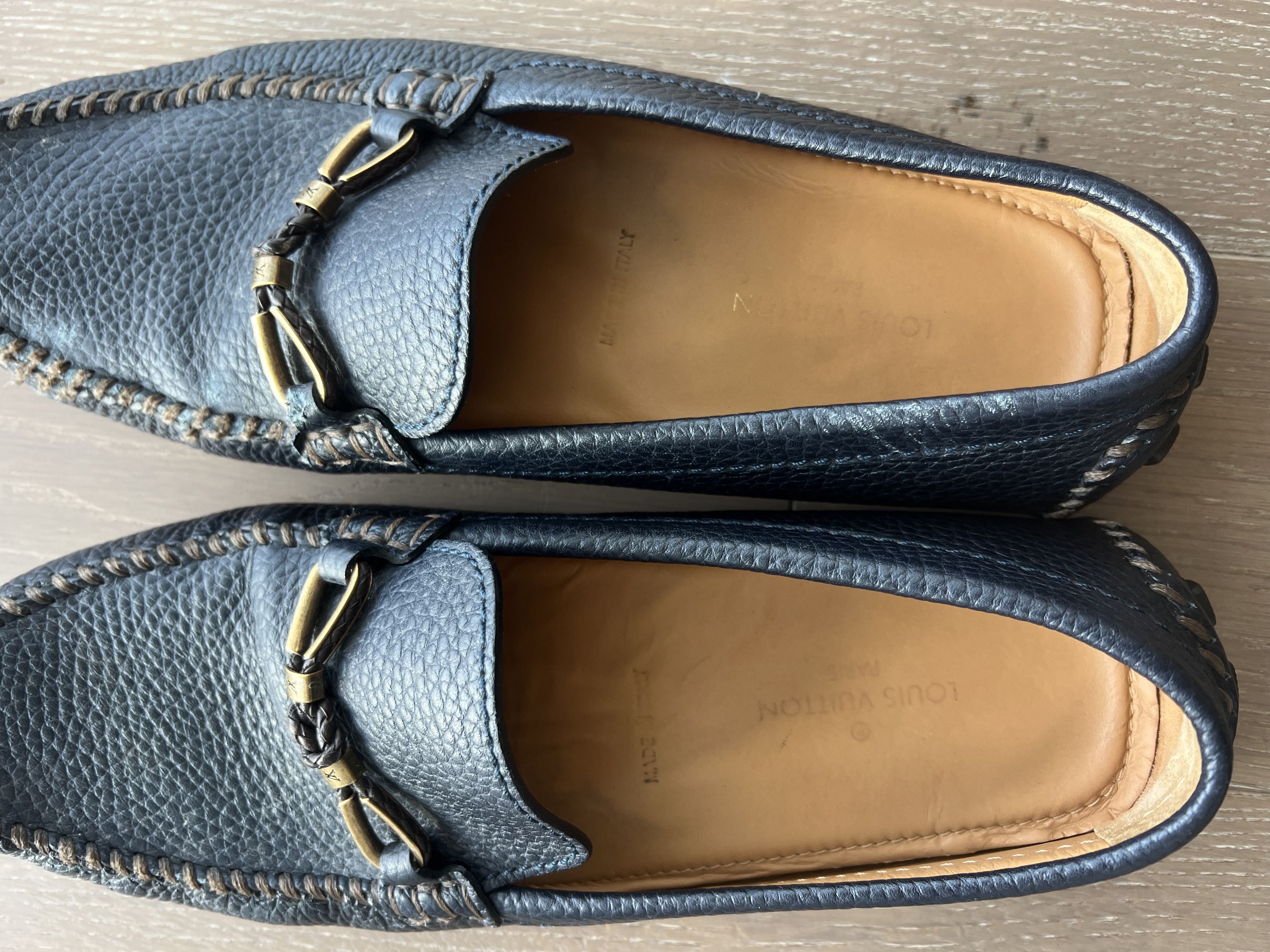 Louis Vuitton Louis Vuitton driving loafers - Navy Size US 8.5 / EU 41-42 - 5 Thumbnail