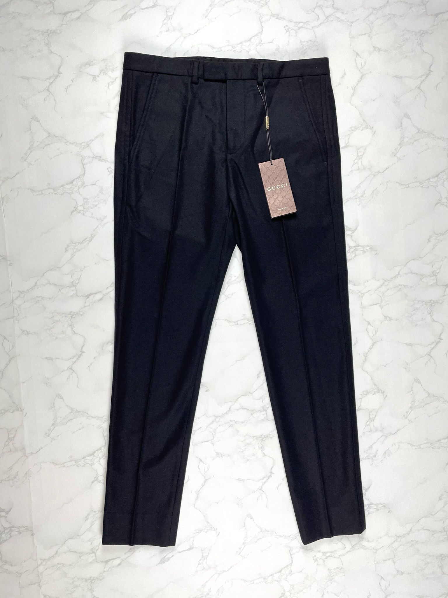 Gucci 🔥70% OFF🔥 [SALE] Gucci Black Wool Casual Pants Size US 30 / EU 46 - 1 Thumbnail
