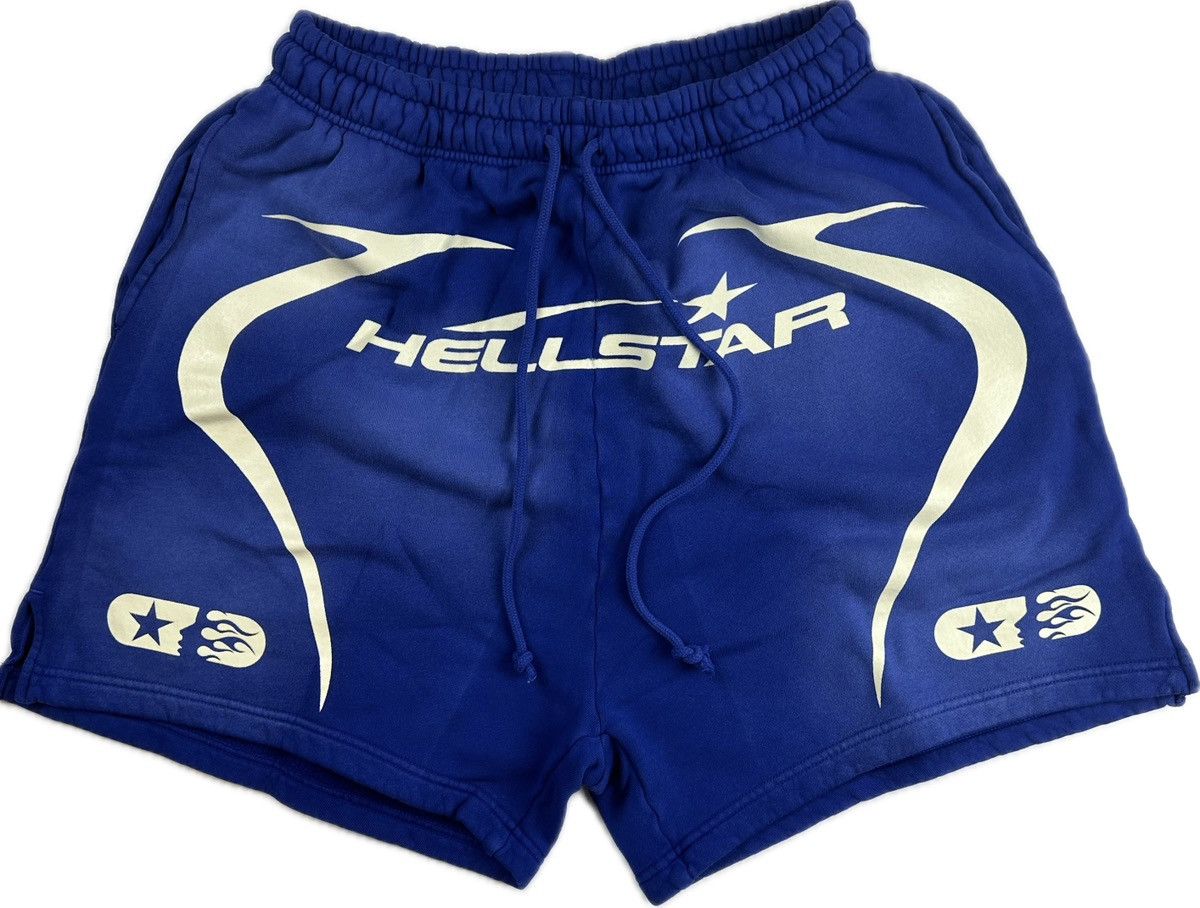 Hellstar Blue Warm Up Shorts – WyCo Vintage Broadway