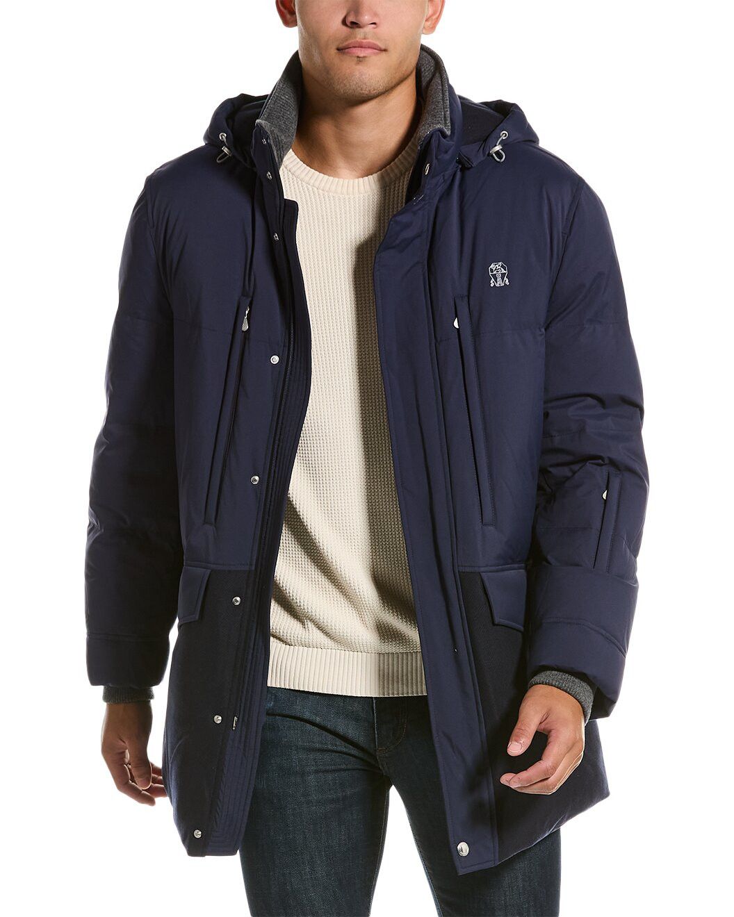 o1glo1t0923 Jacket in Navy Blue