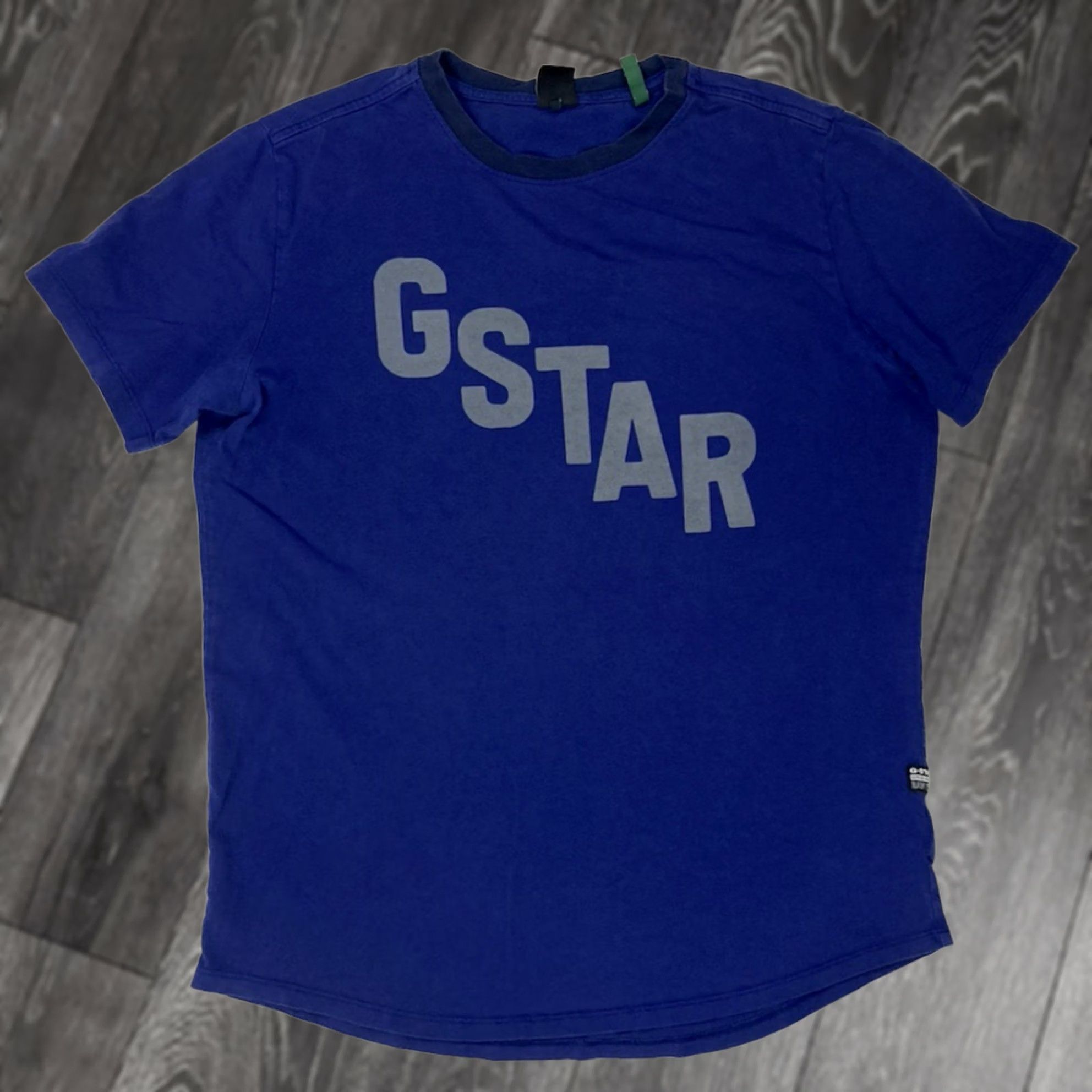 G-Star G-Star Lash Sports Graphic T-shirt Men Short Sleeve Medium Blue Crew Neck Logo Size US M / EU 48-50 / 2 - 1 Thumbnail