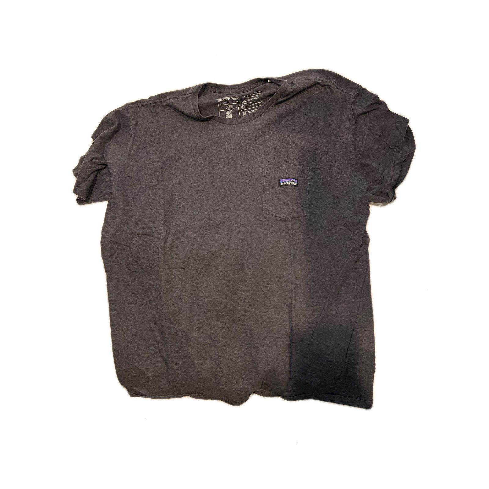 Patagonia Patagonia Pocket T-Shirt Black Charcoal Gray Mens XXL Size US XXL / EU 58 / 5 - 1 Thumbnail