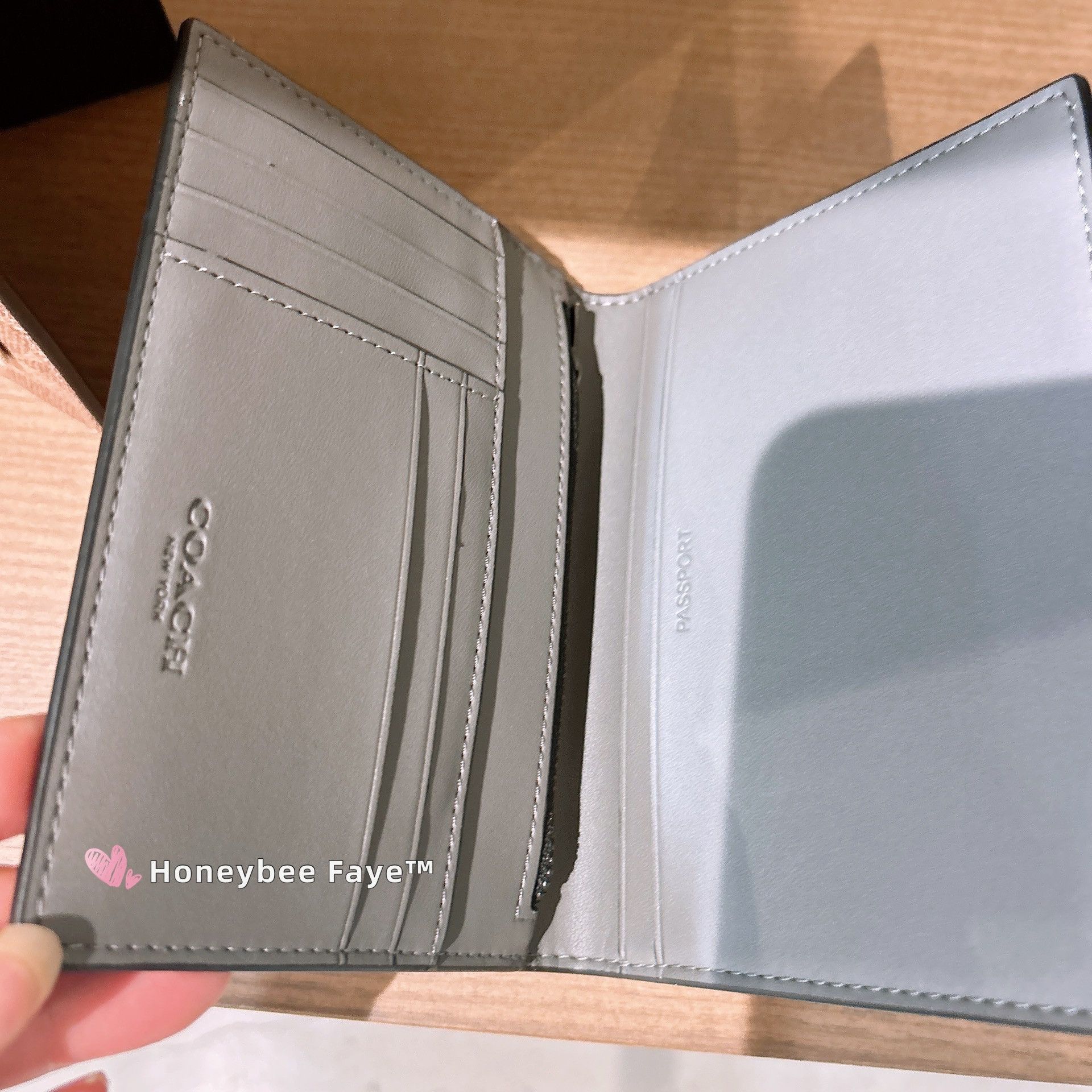 Coach Passport Card Case In Signature Canvas With Patches CCF34 Size ONE SIZE - 3 Thumbnail