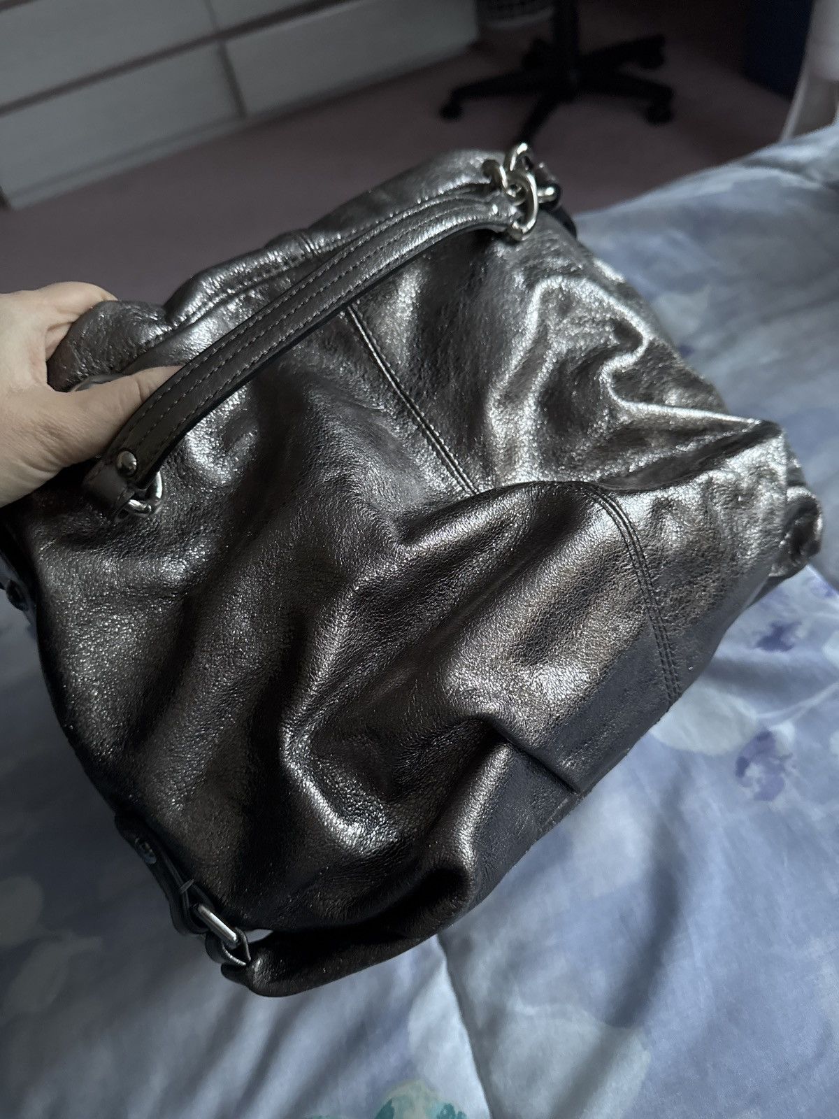 Coach Metallic silver vintage Coach bag Size ONE SIZE - 2 Thumbnail
