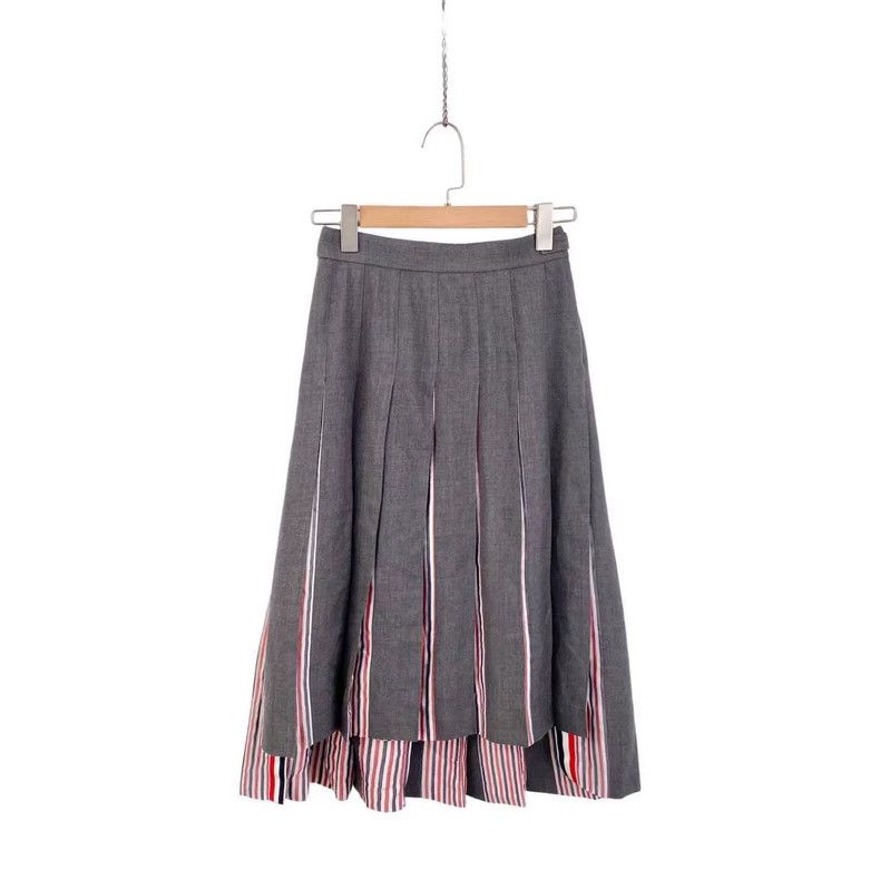Thom Browne Thom Browne Striped patchwork skirt Size 26" / US 2 / IT 38 - 1 Thumbnail