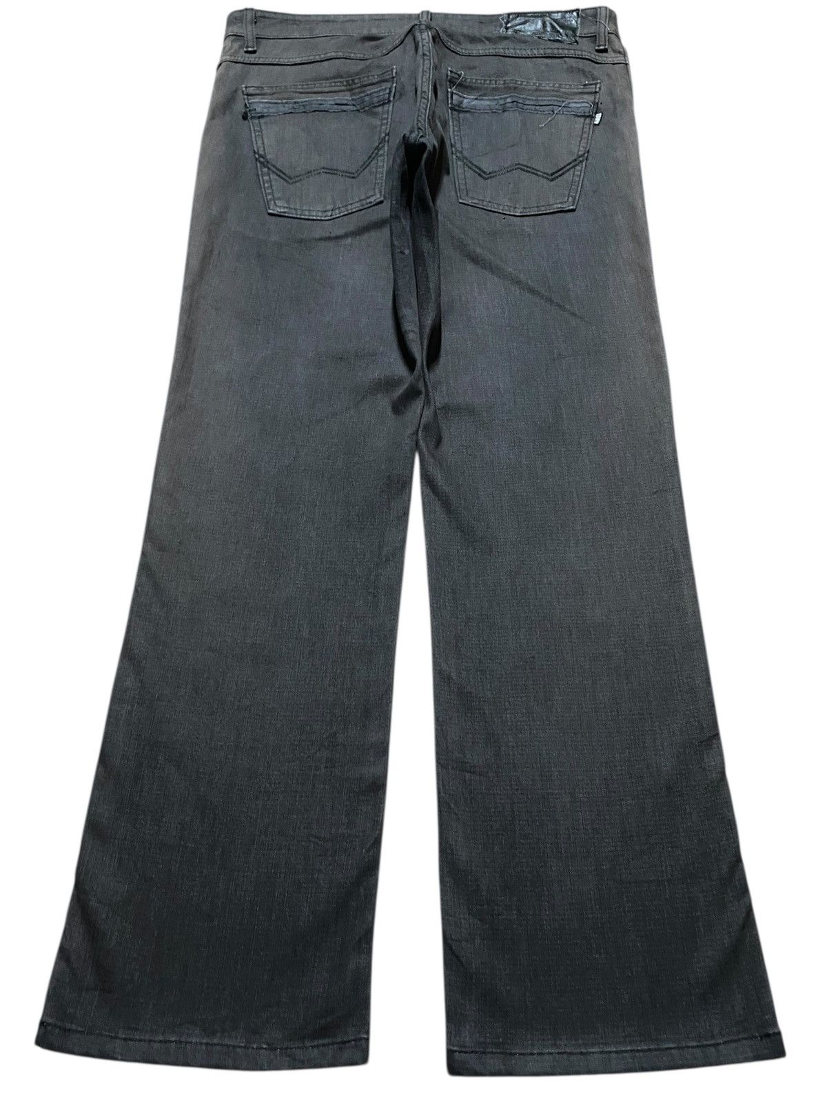 Edwin Vintage Japanese Brand Edwin S403S Black Denim Loose Jeans Size US 34 / EU 50 - 2 Thumbnail