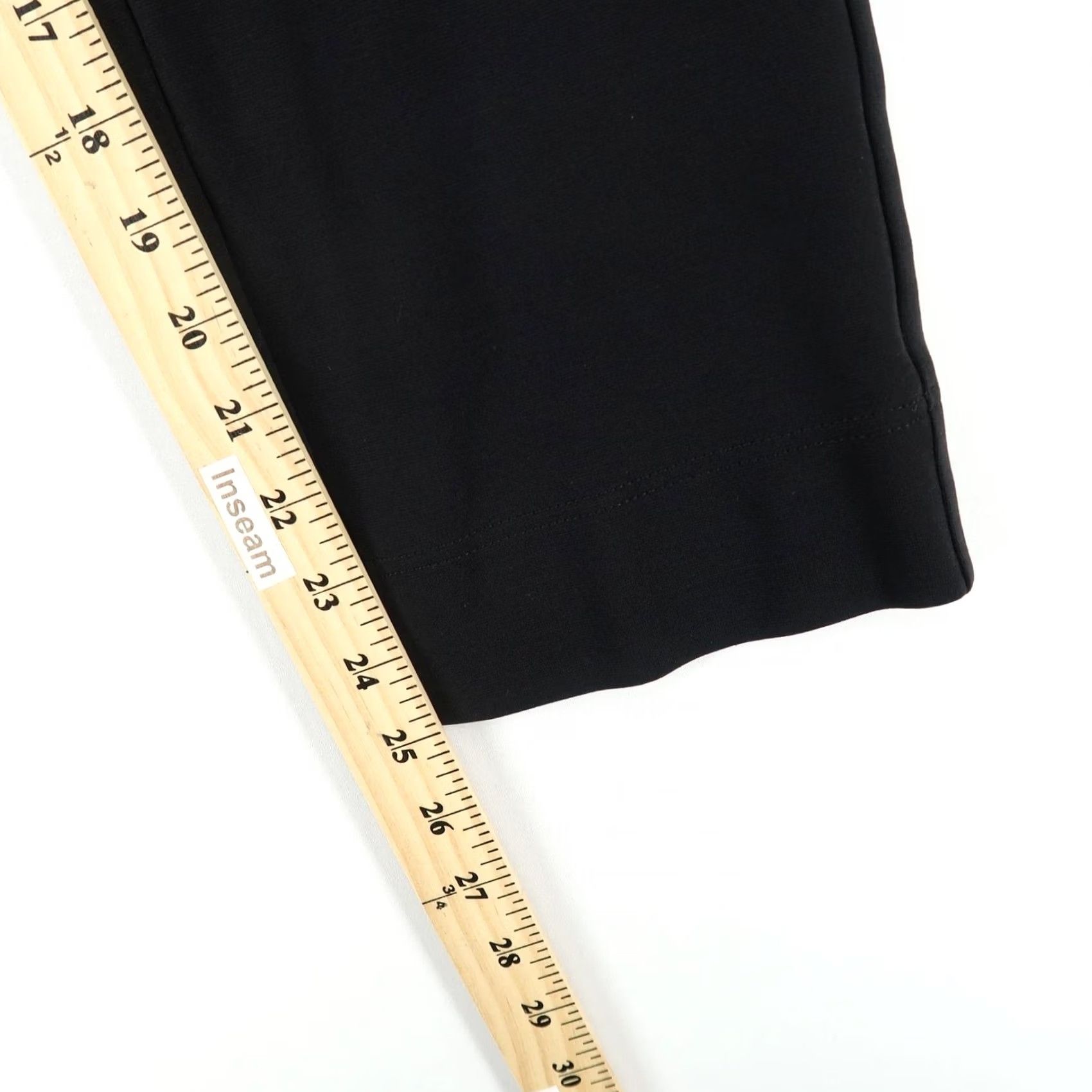 Vintage OSKA Pants Womens 8 Black Straight Leg Stretch Pull Trousers Comfort Size 30" / US 8 / IT 44 - 6 Thumbnail