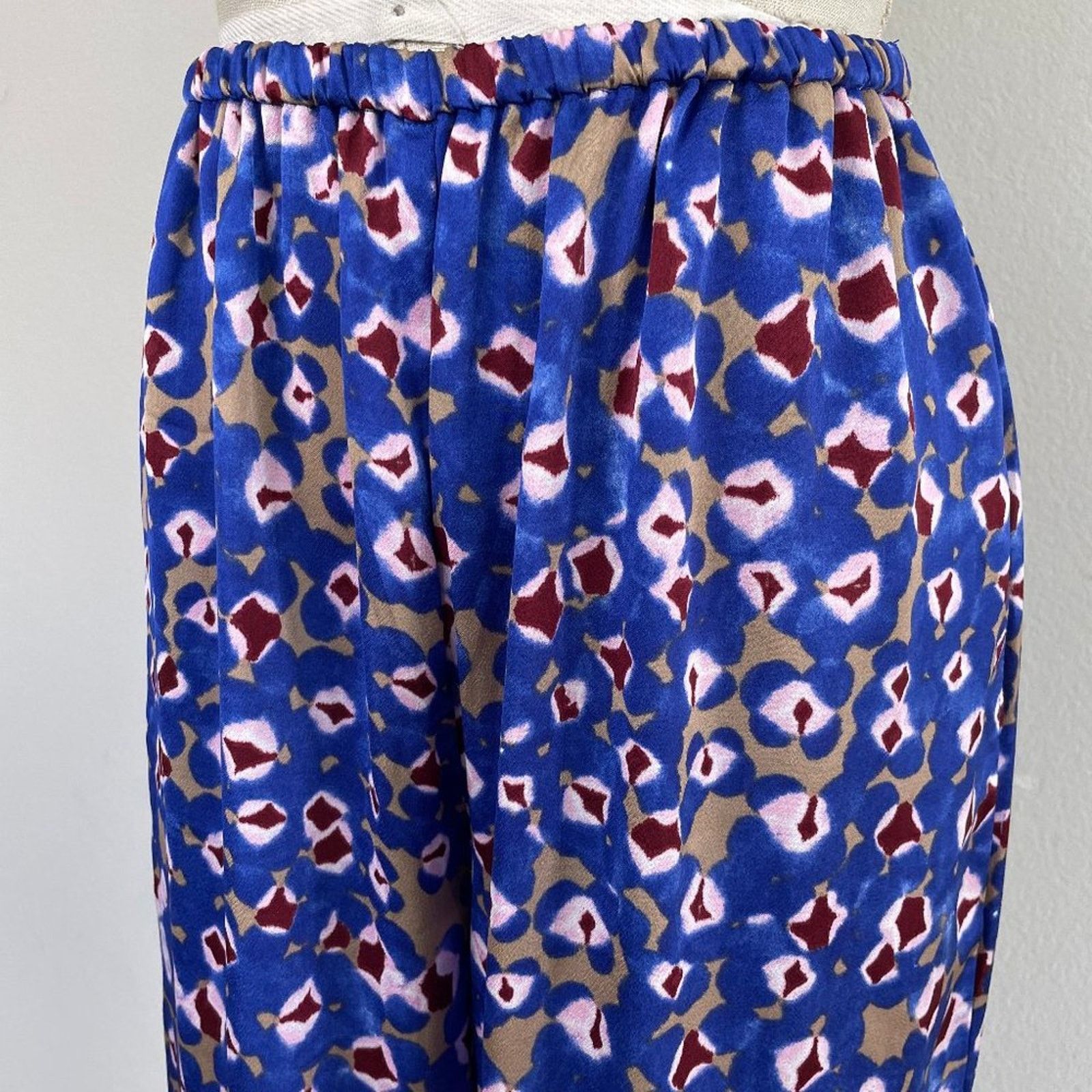 Other Open Edit Satin Wide Leg Lounge Pants, Size XS Size 28" / US 6 / IT 42 - 2 Thumbnail