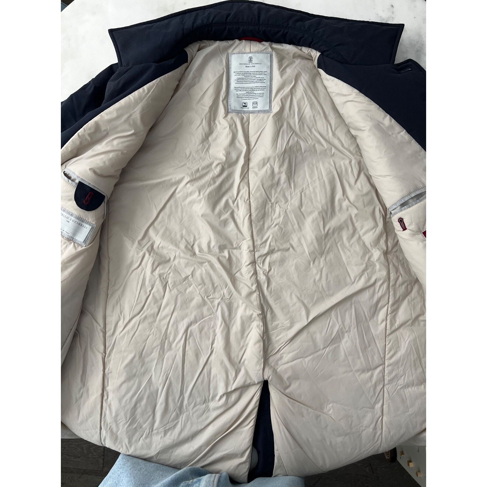 Brunello Cucinelli $6000 Brunello Cucinelli Navy Thermore Down Parka IT50 Size US M / EU 48-50 / 2 - 4 Thumbnail