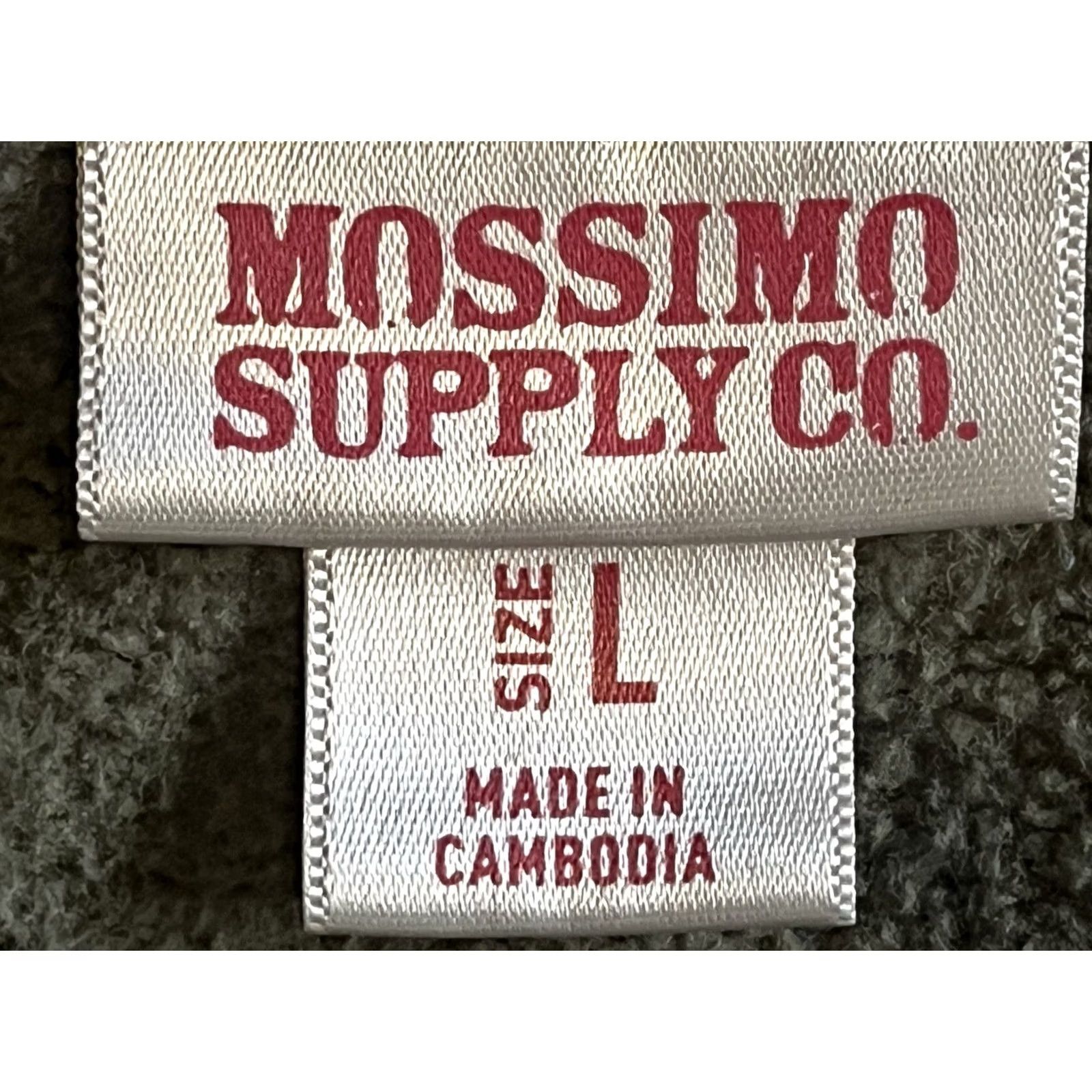 Mossimo Mossimo Supply Co Hoodie Full Zip Olive Green Drawstring Kangaroo Pocket Large Women L Green Hooded Pockets Full Zip Knit Casual Size L / US 10 / IT 46 - 6 Thumbnail