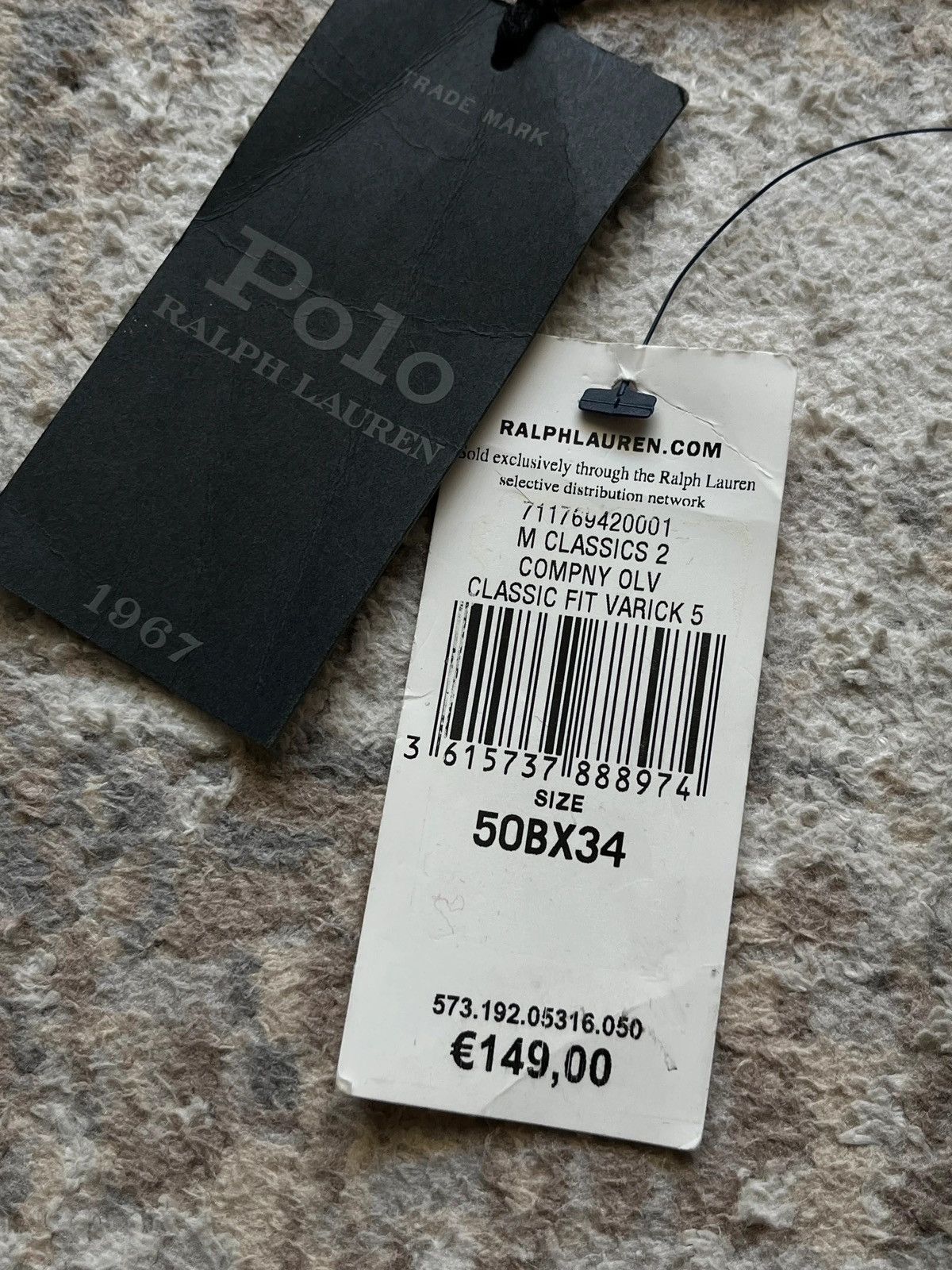 Polo Ralph Lauren Polo Ralph Lauren Big & Tall Sz 50B x34 Khaki Chinos Pants Size US 44 / EU 60 - 18 Thumbnail