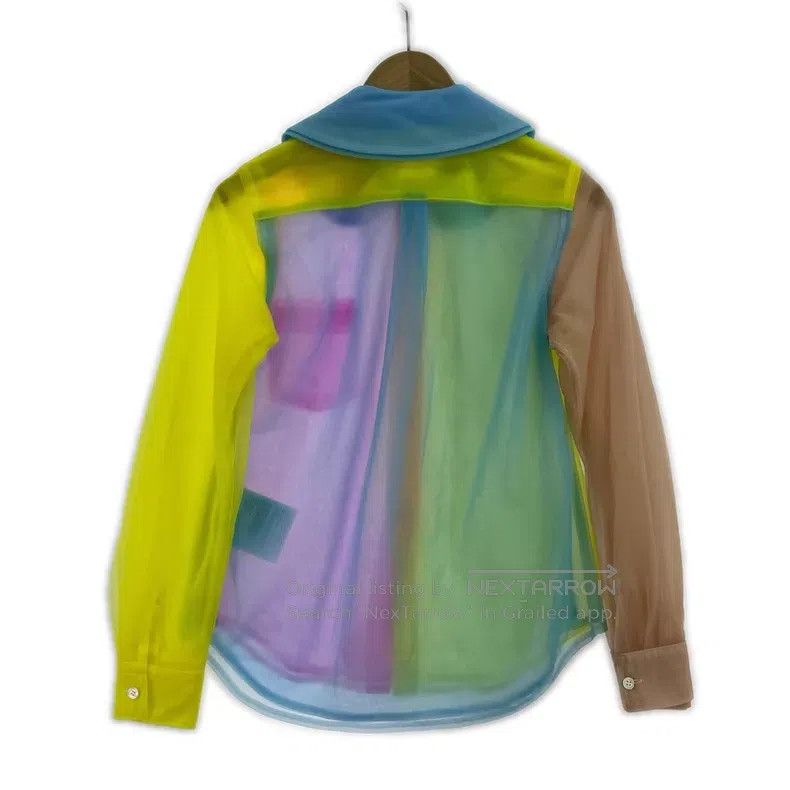 Comme des Garcons Comme des Garcons Multi-color Double-layer Collar Shirt Size XS / US 0-2 / IT 36-38 - 2 Thumbnail