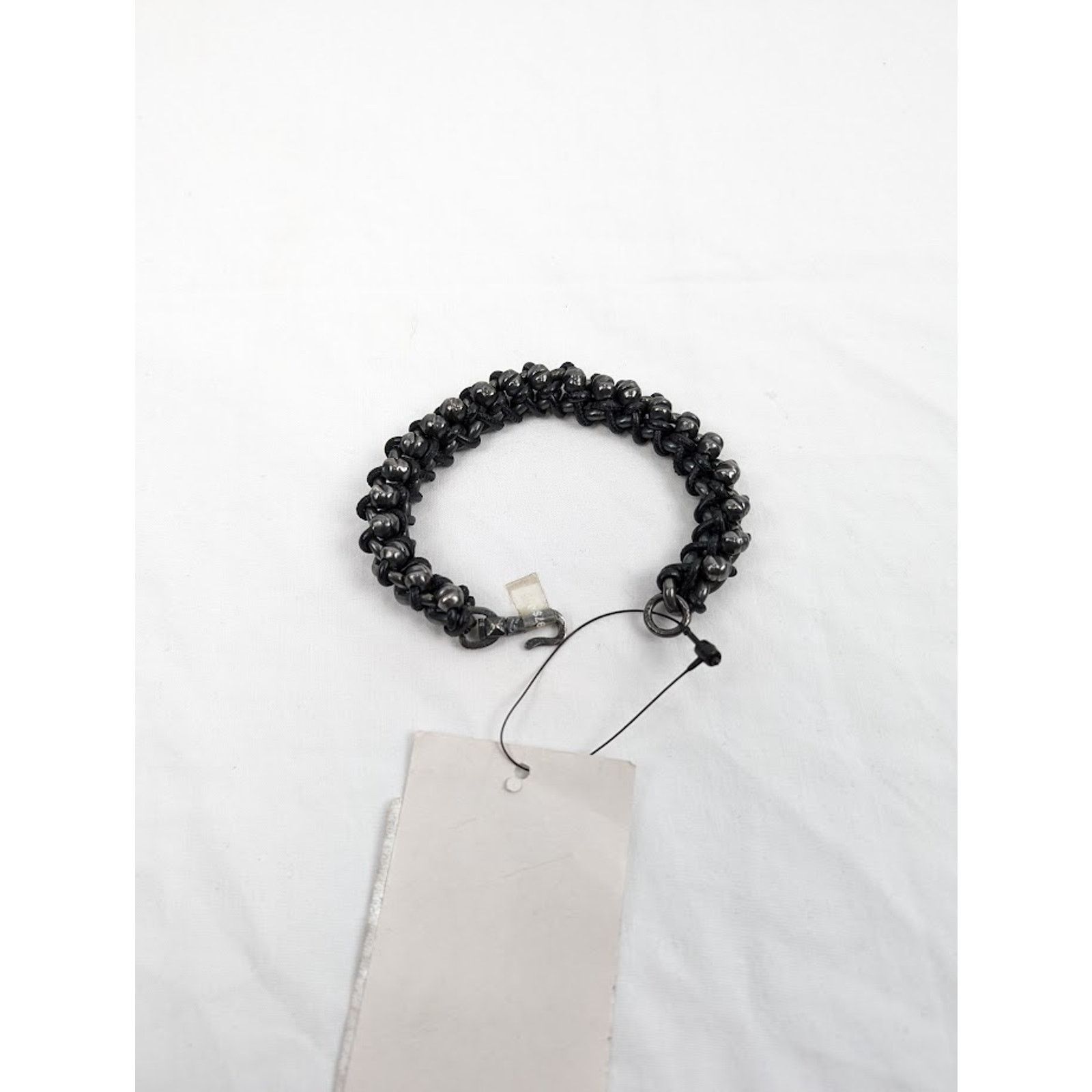 Bottega Veneta o1rshd1 Size: S / Ossidato/Nappa Bracelet in Naturale/Nero Size ONE SIZE - 1 Thumbnail
