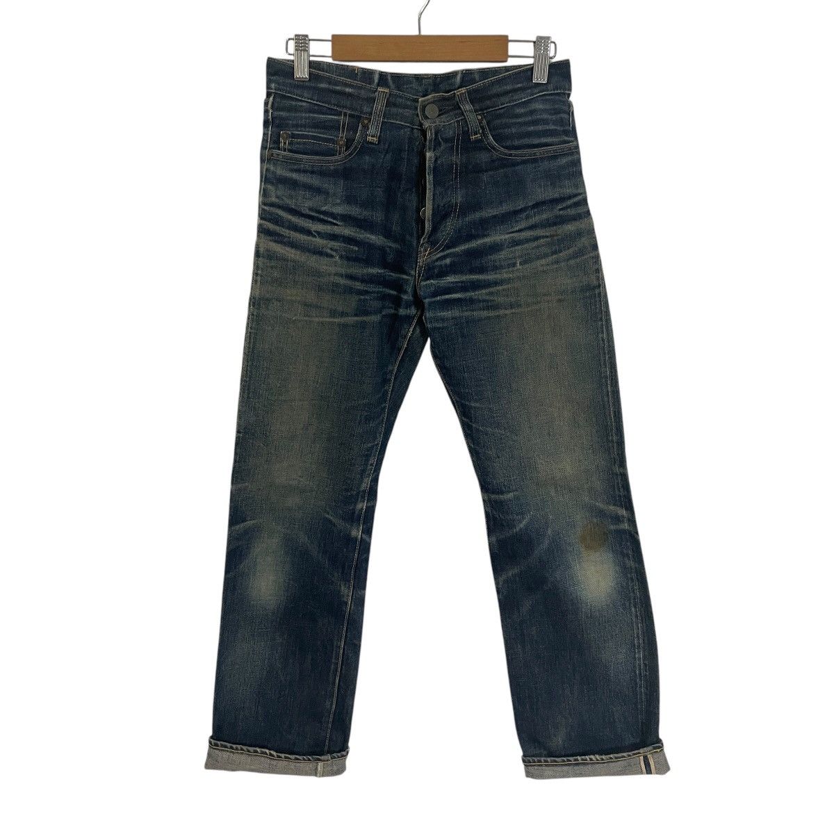 Vintage Cracker Japan Distressed Selvedge Denim