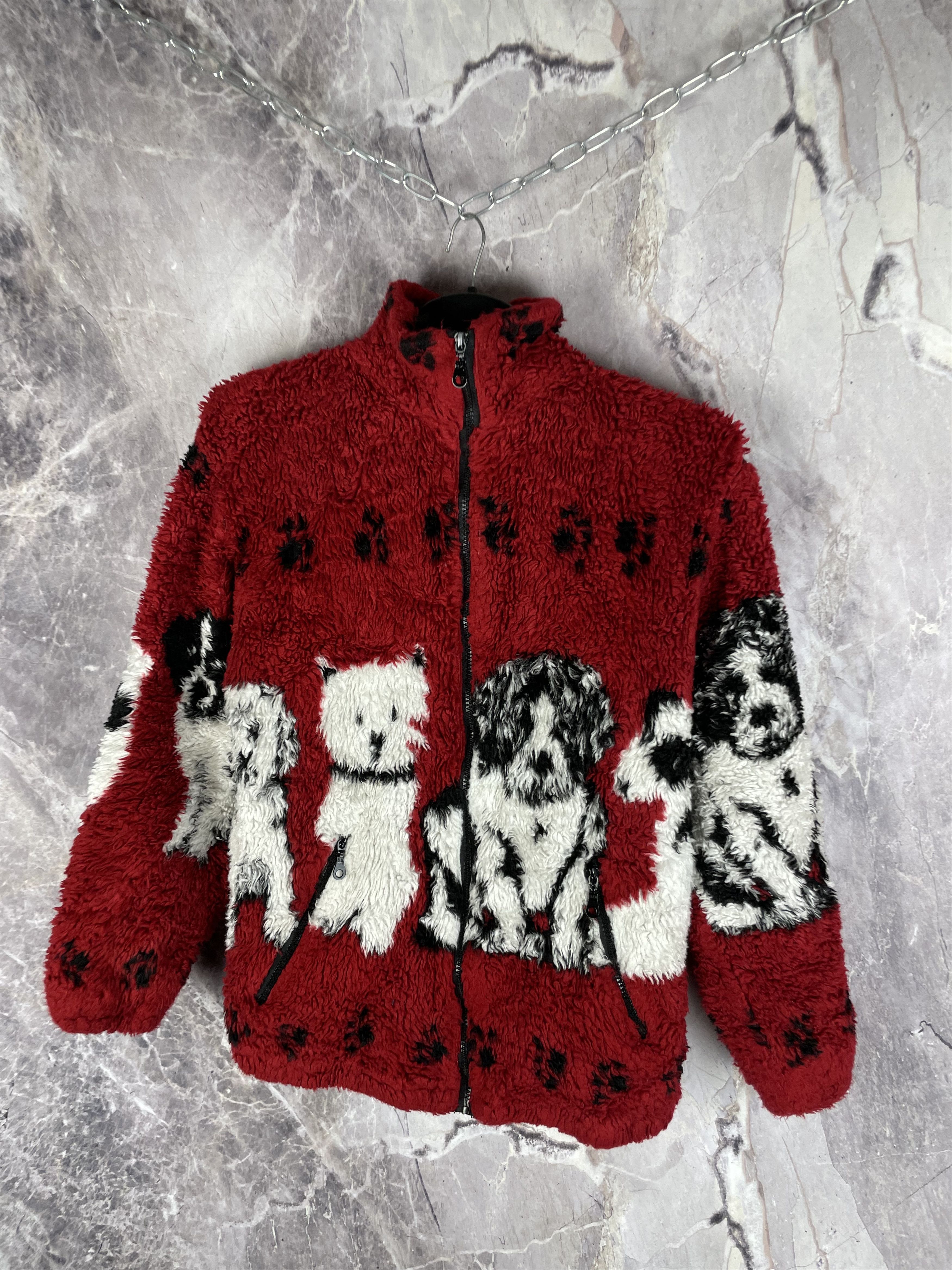 Vintage Vintage 90’s Animal Fleece Made in UK Jacket Size US M / EU 48-50 / 2 - 3 Thumbnail