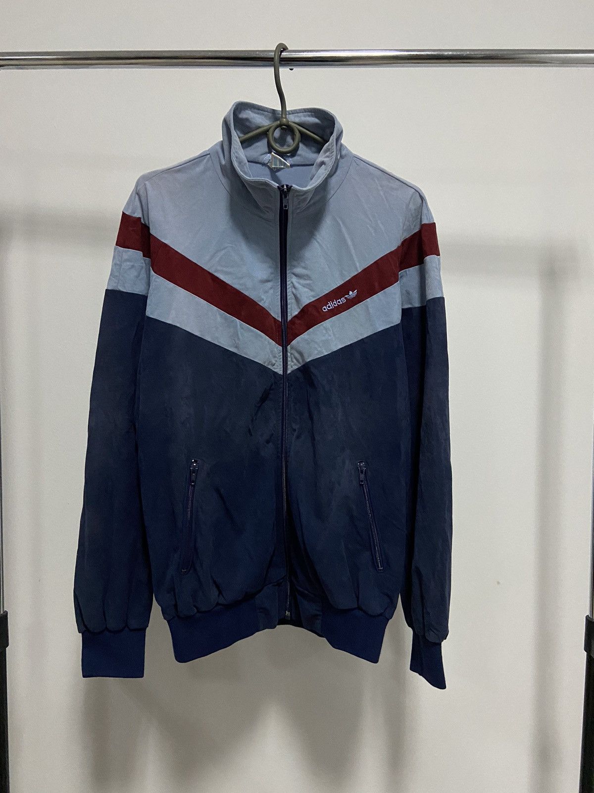 Adidas × Vintage Adidas west Germany zip sweatshirt velour vintage logo 90s Size US S / EU 44-46 / 1 - 1 Thumbnail