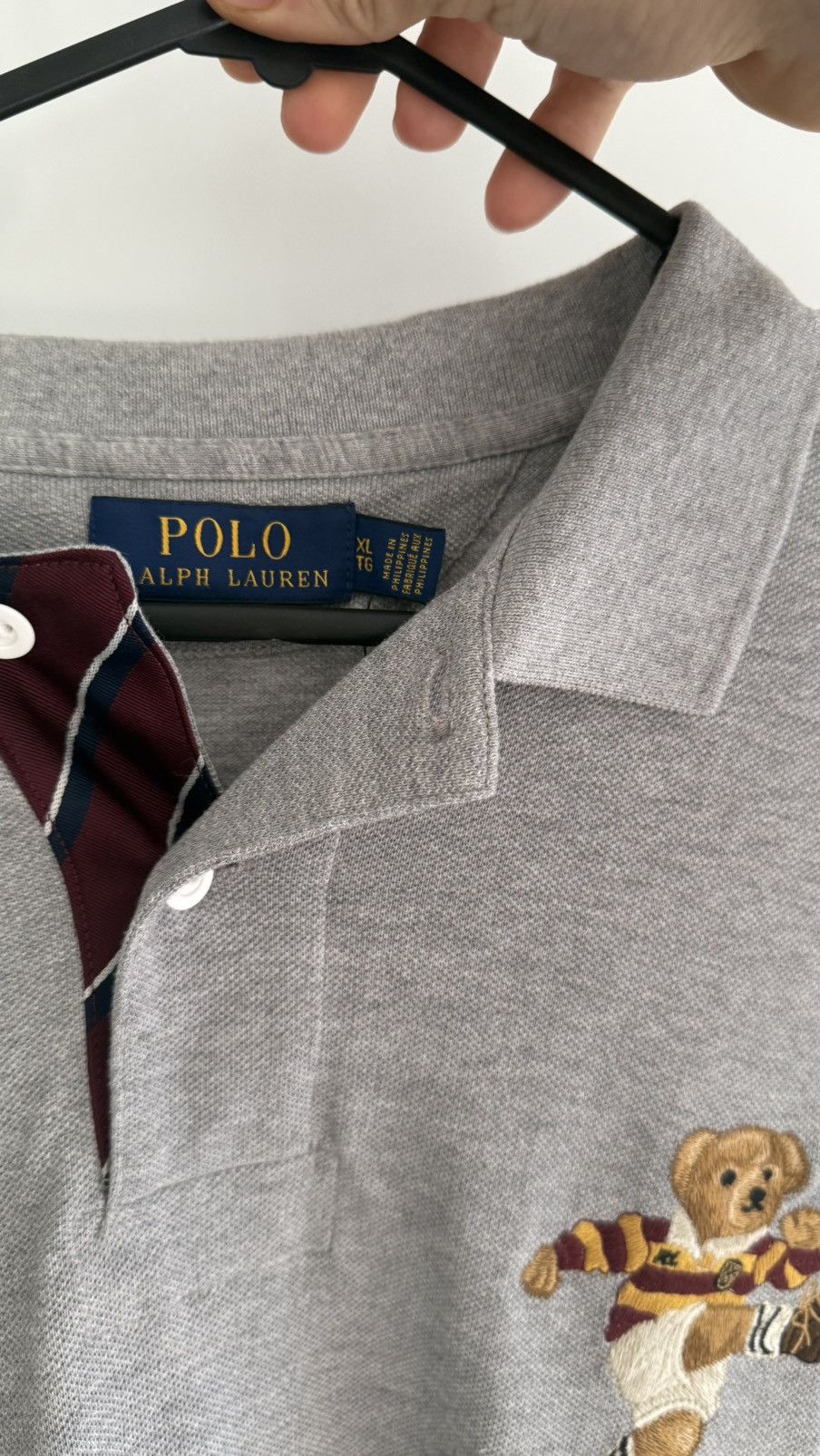 Polo Ralph Lauren × Vintage Vintage Polo Ralph Lauren Polo Bear Rugby Shirt XL New w Tag Size US XL / EU 56 / 4 - 2 Thumbnail
